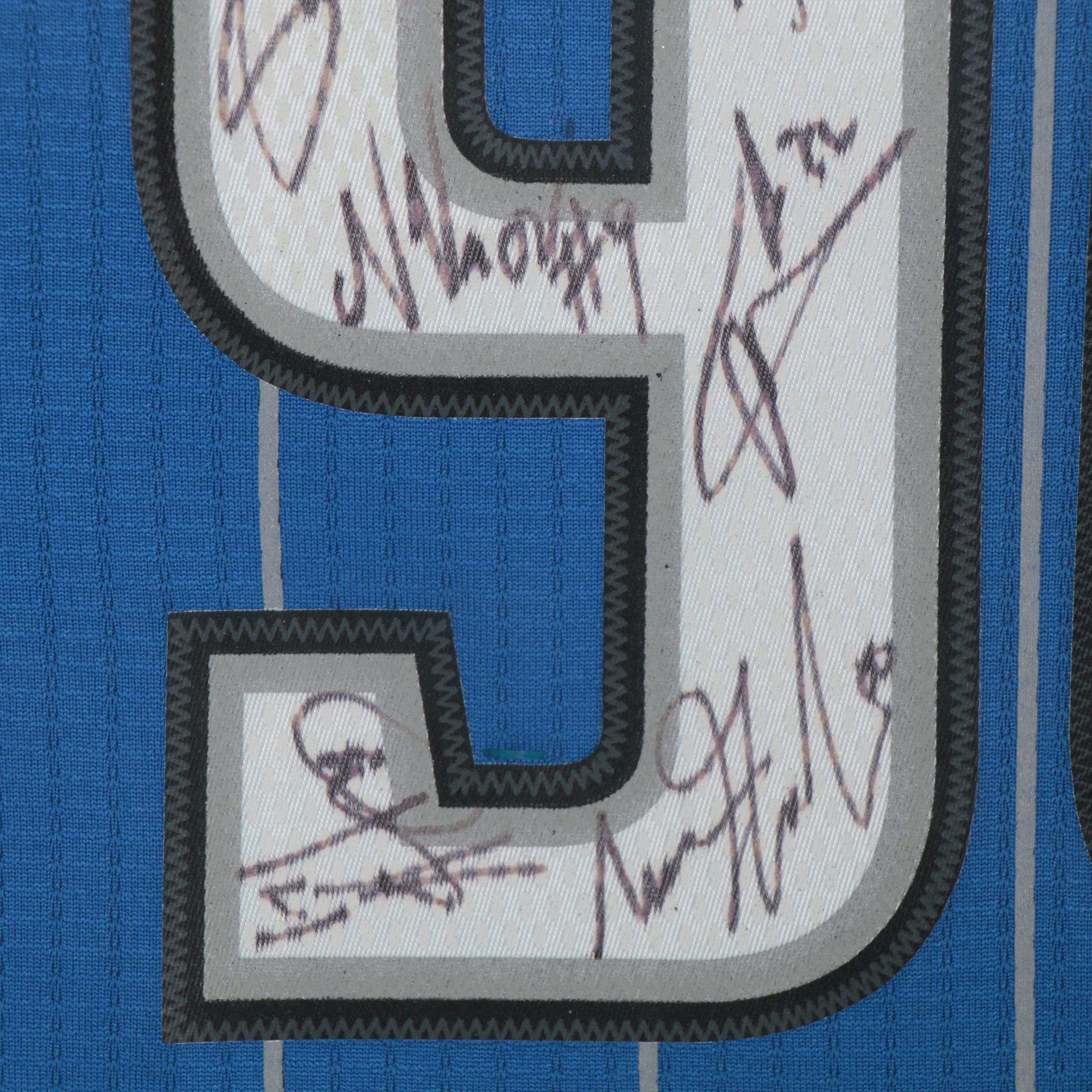 Richard DeVos "90th Birthday" Signed 2016 Orlando Magic Framed NBA Jersey