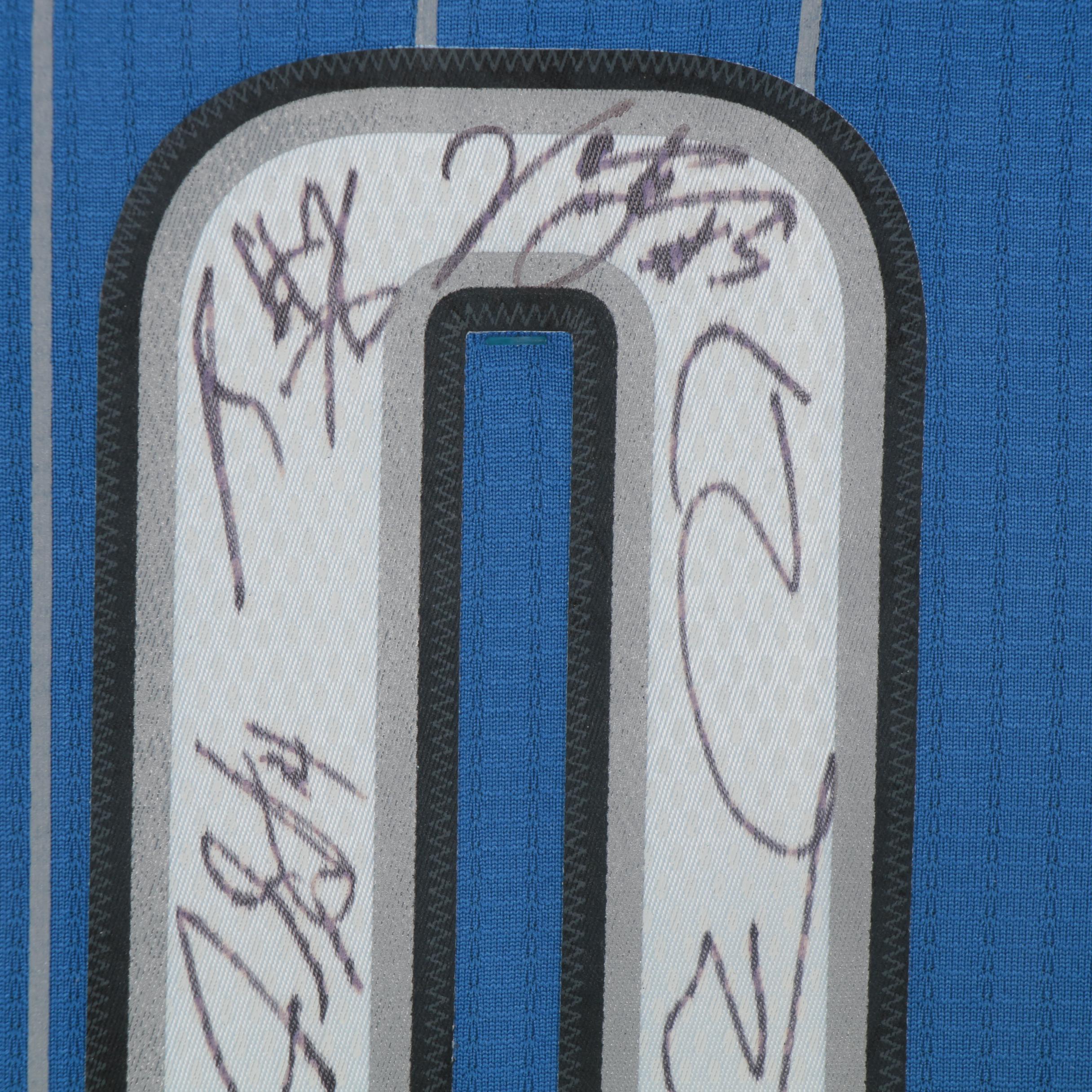 Richard DeVos "90th Birthday" Signed 2016 Orlando Magic Framed NBA Jersey