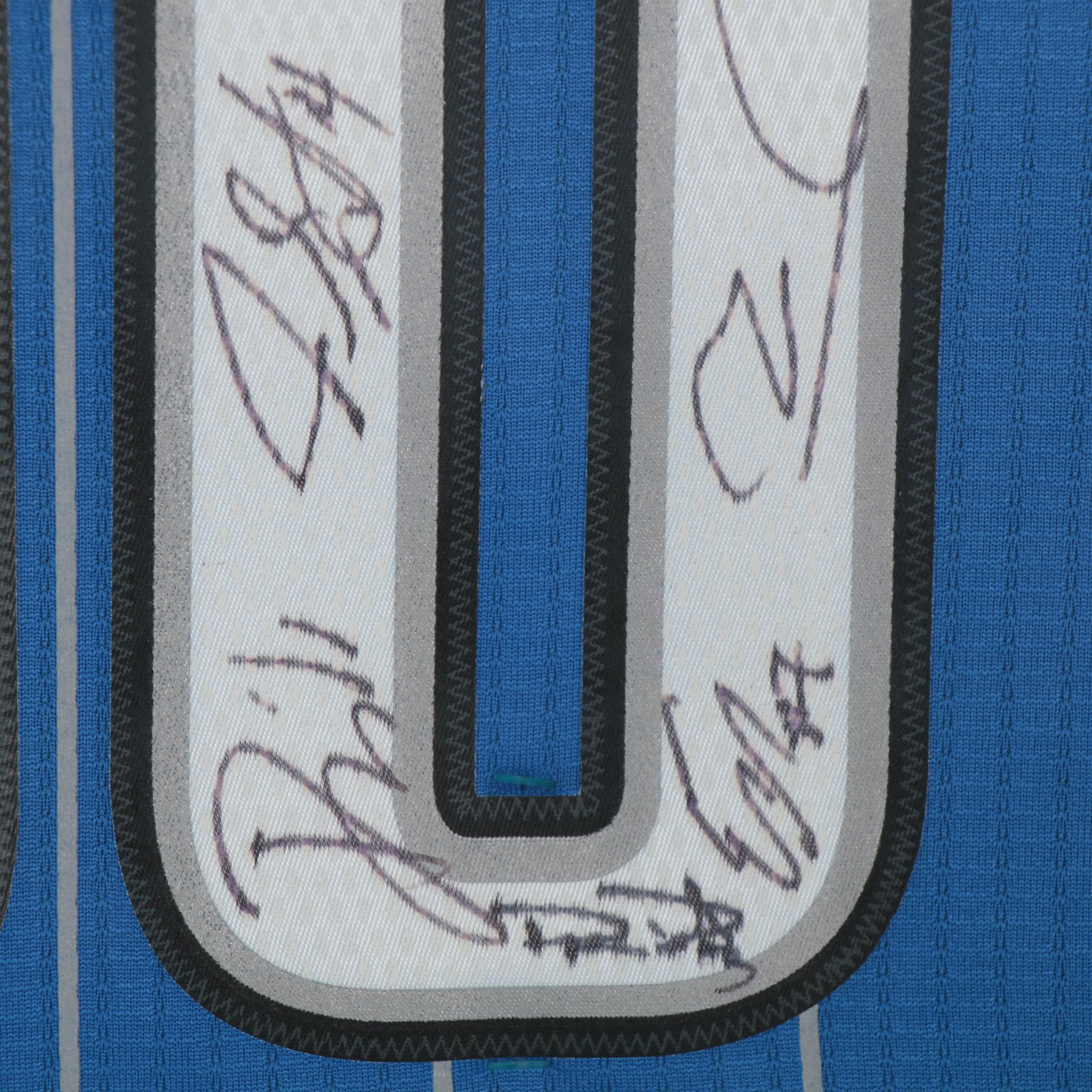 Richard DeVos "90th Birthday" Signed 2016 Orlando Magic Framed NBA Jersey