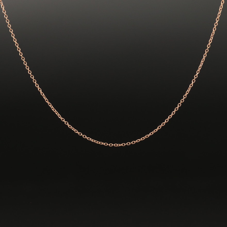 Le Vian 14K Rose Gold Cable Chain Necklace