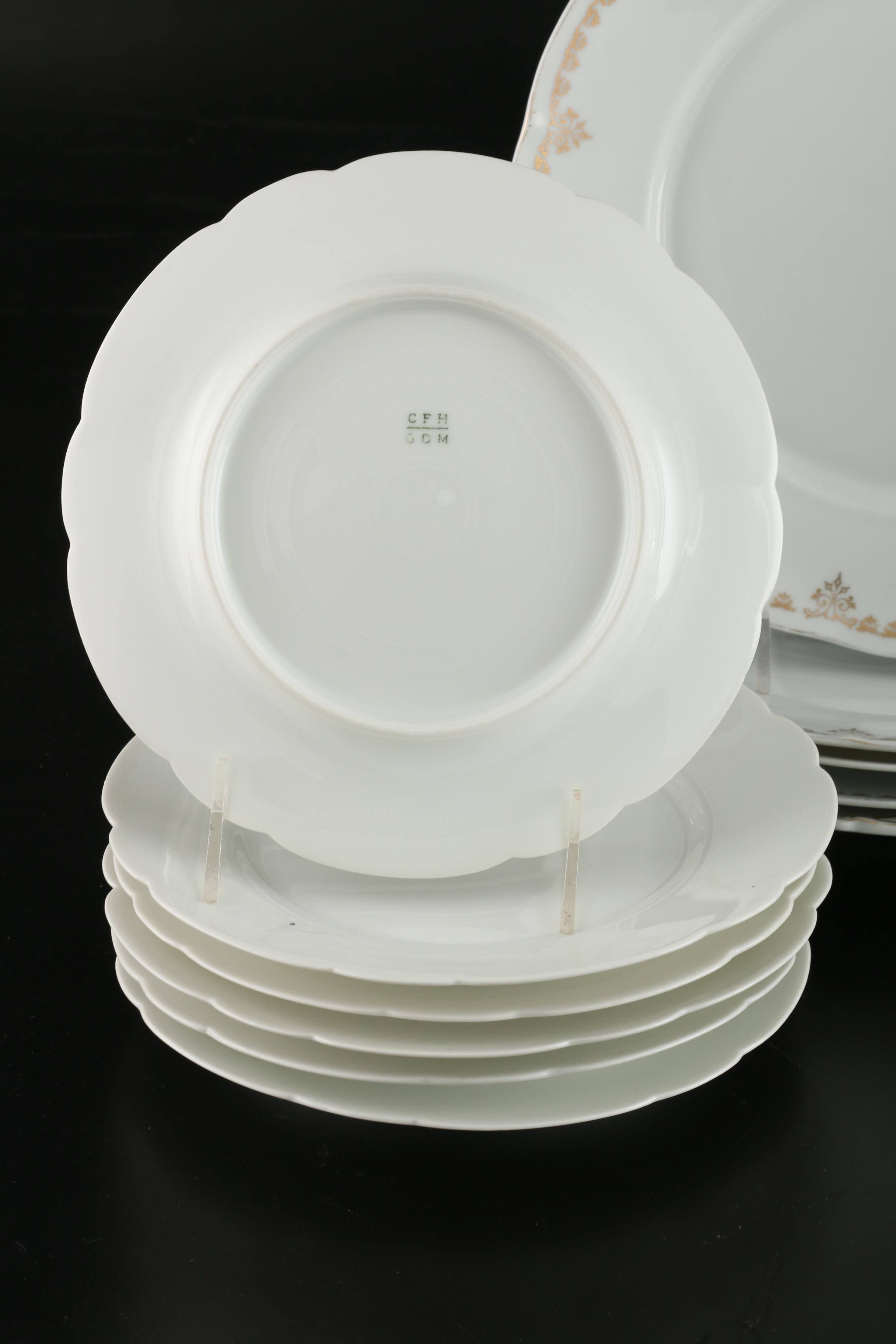 Charles Field Haviland and Victoria Austria Porcelain Plates, Antique