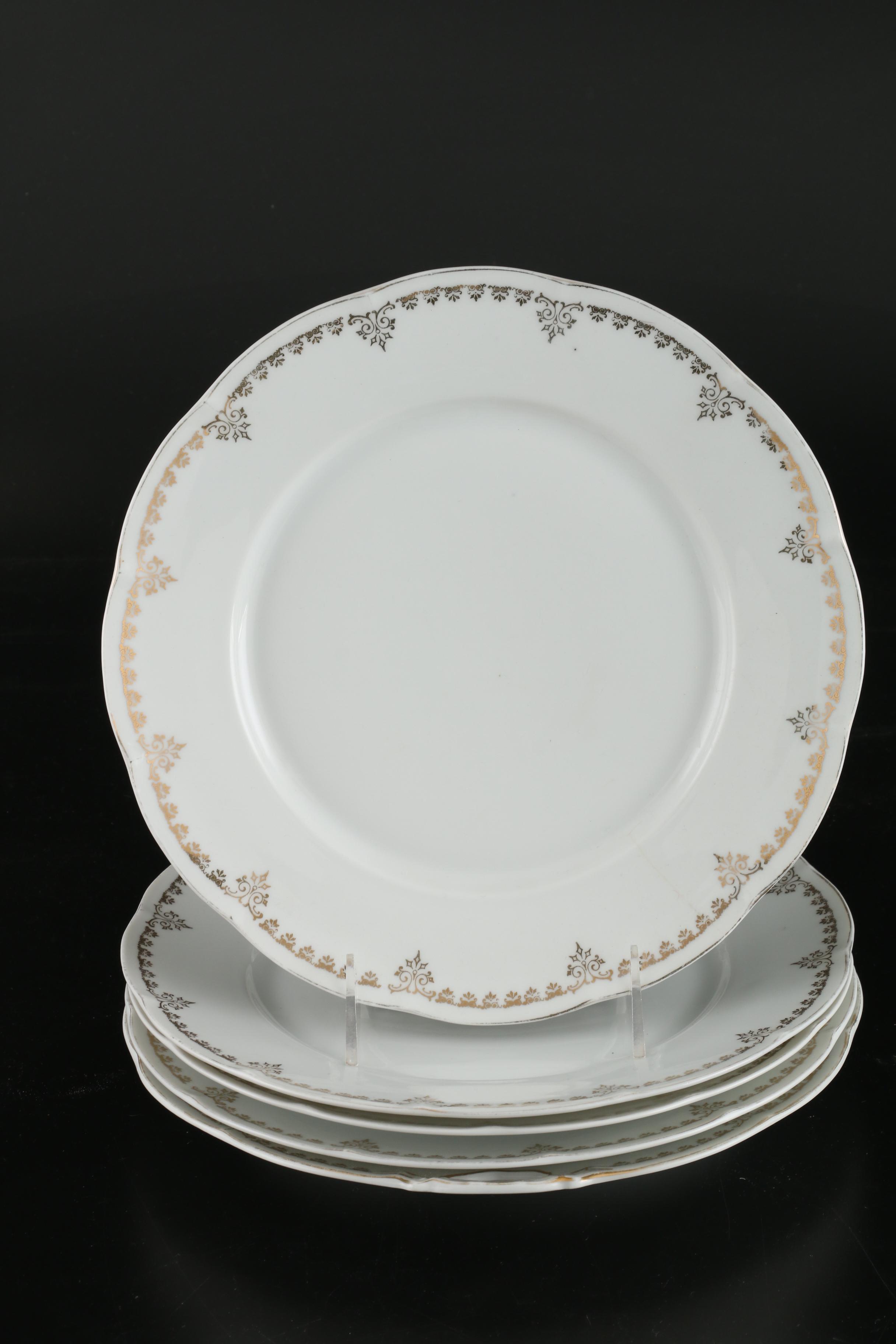 Charles Field Haviland and Victoria Austria Porcelain Plates, Antique