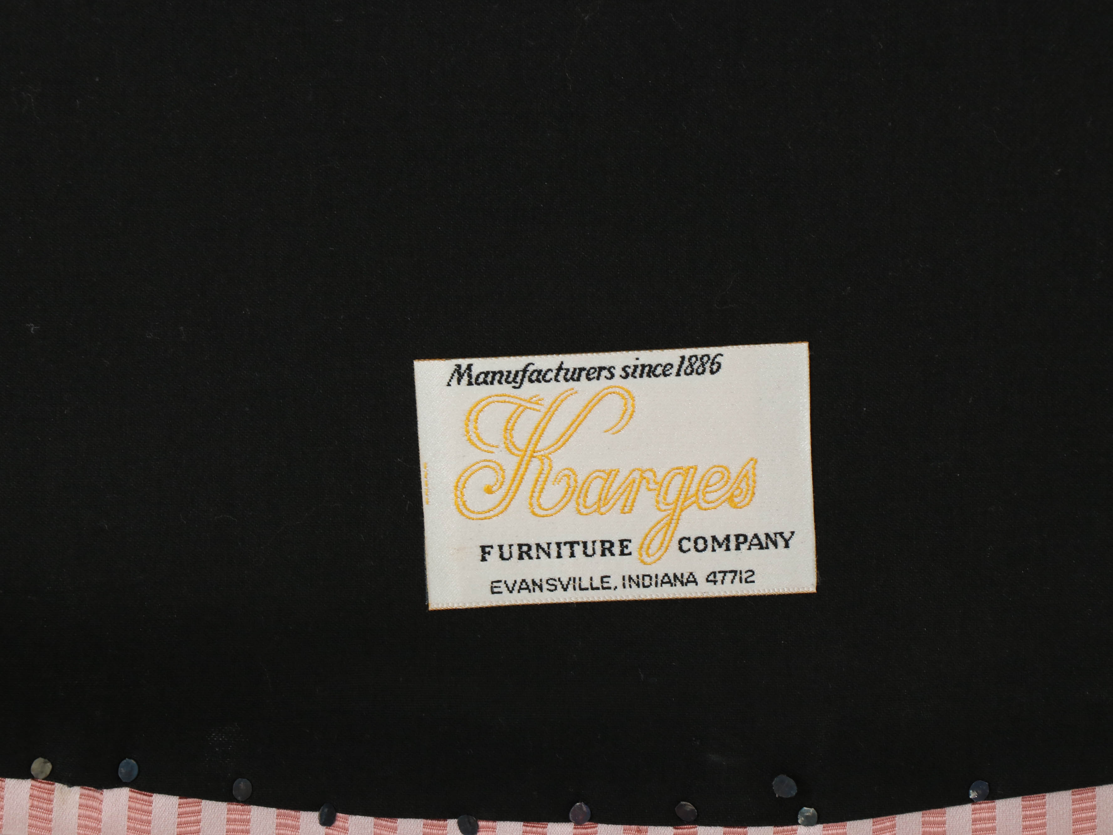 Karges Furniture "Albert and Edwin Collection" Hand-Painted Side Chair