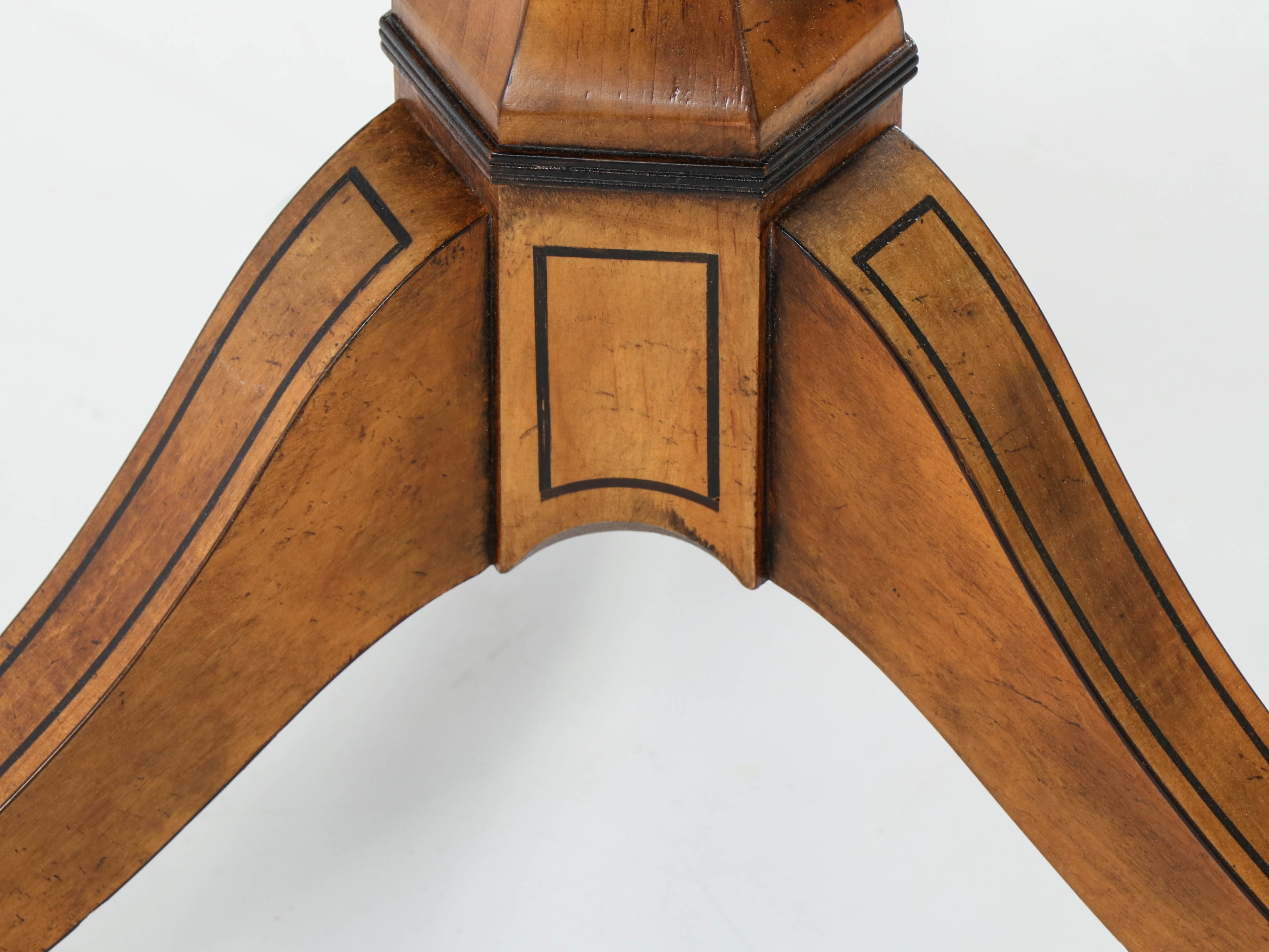 Baker Furniture "Stately Homes" Brass-Mounted Marquetry Side Table