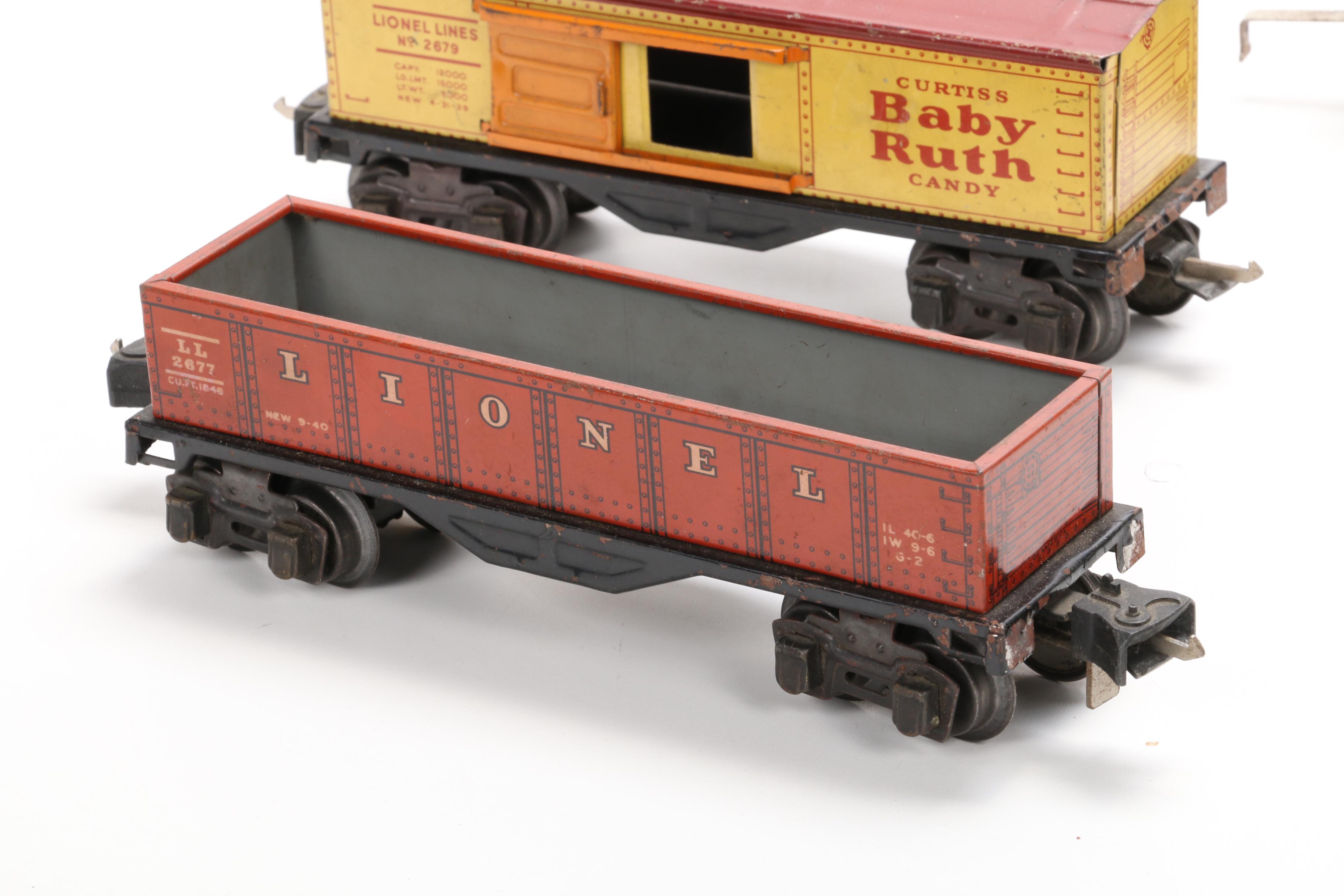 Lionel Pre War O Scale Freight Train Set with 1666 Steam Locomotive