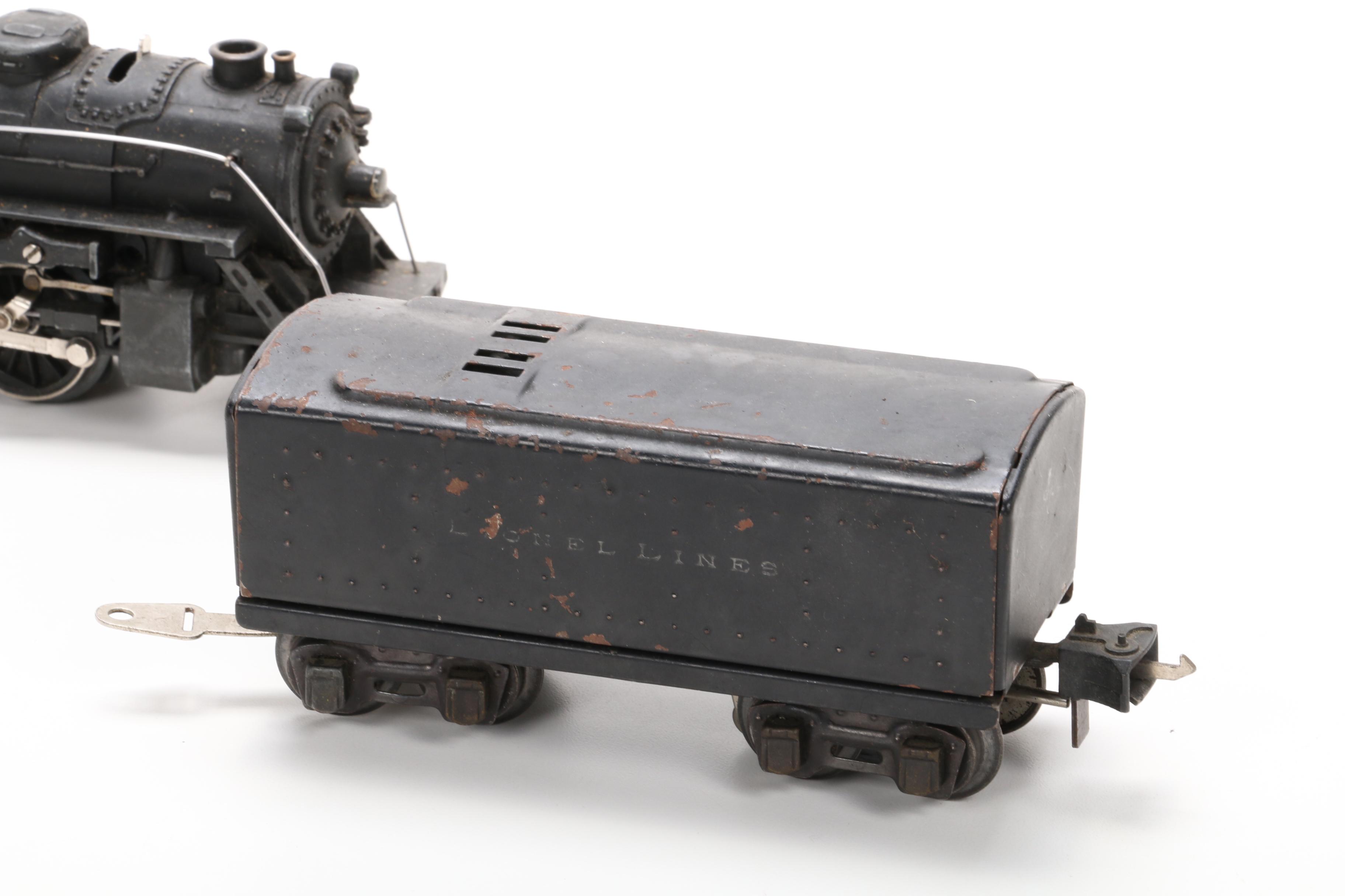 Lionel Pre War O Scale Freight Train Set with 1666 Steam Locomotive