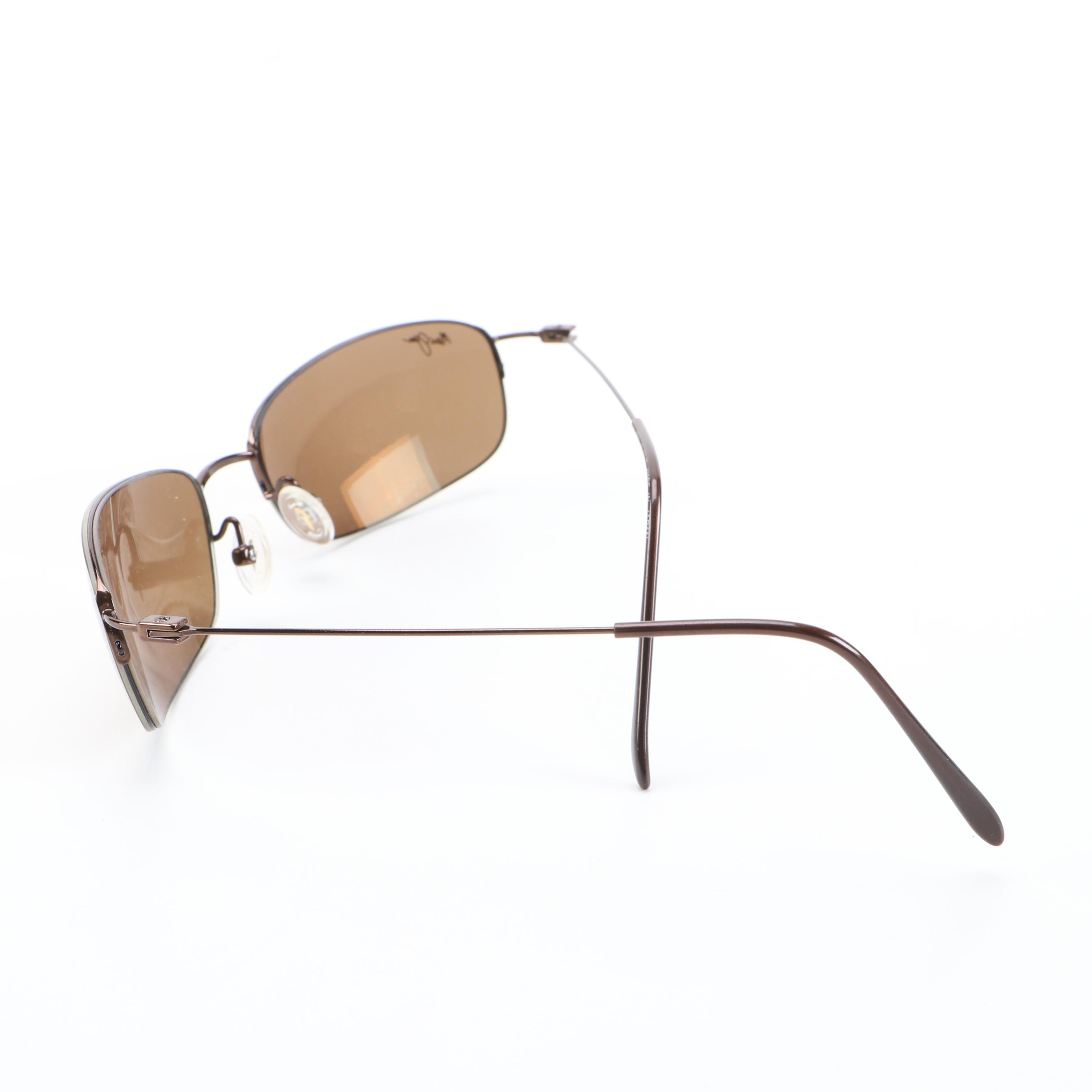 Maui Jim Titanium Windward and Beachcomber Sunglasses with Cases