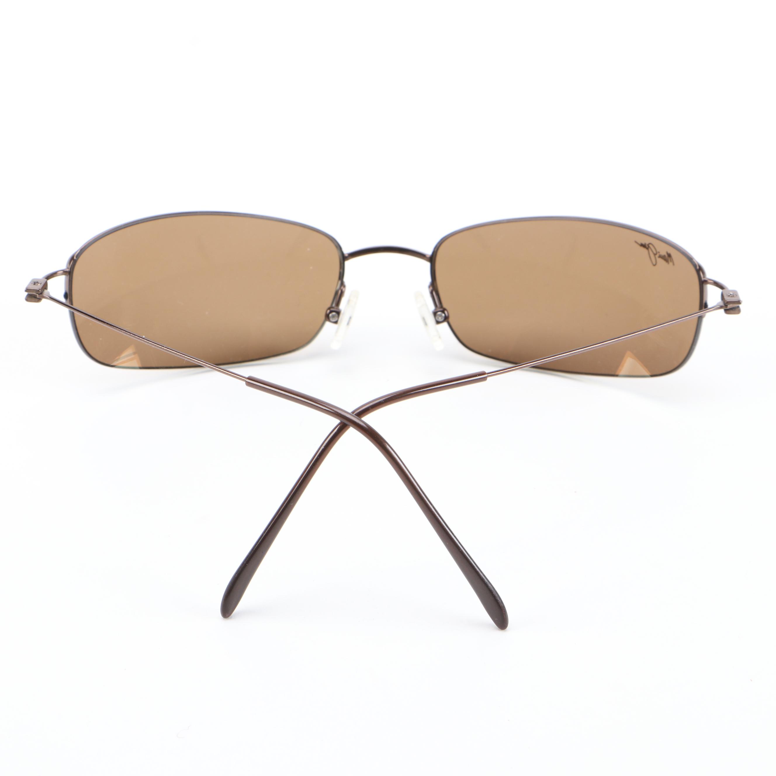 Maui Jim Titanium Windward and Beachcomber Sunglasses with Cases