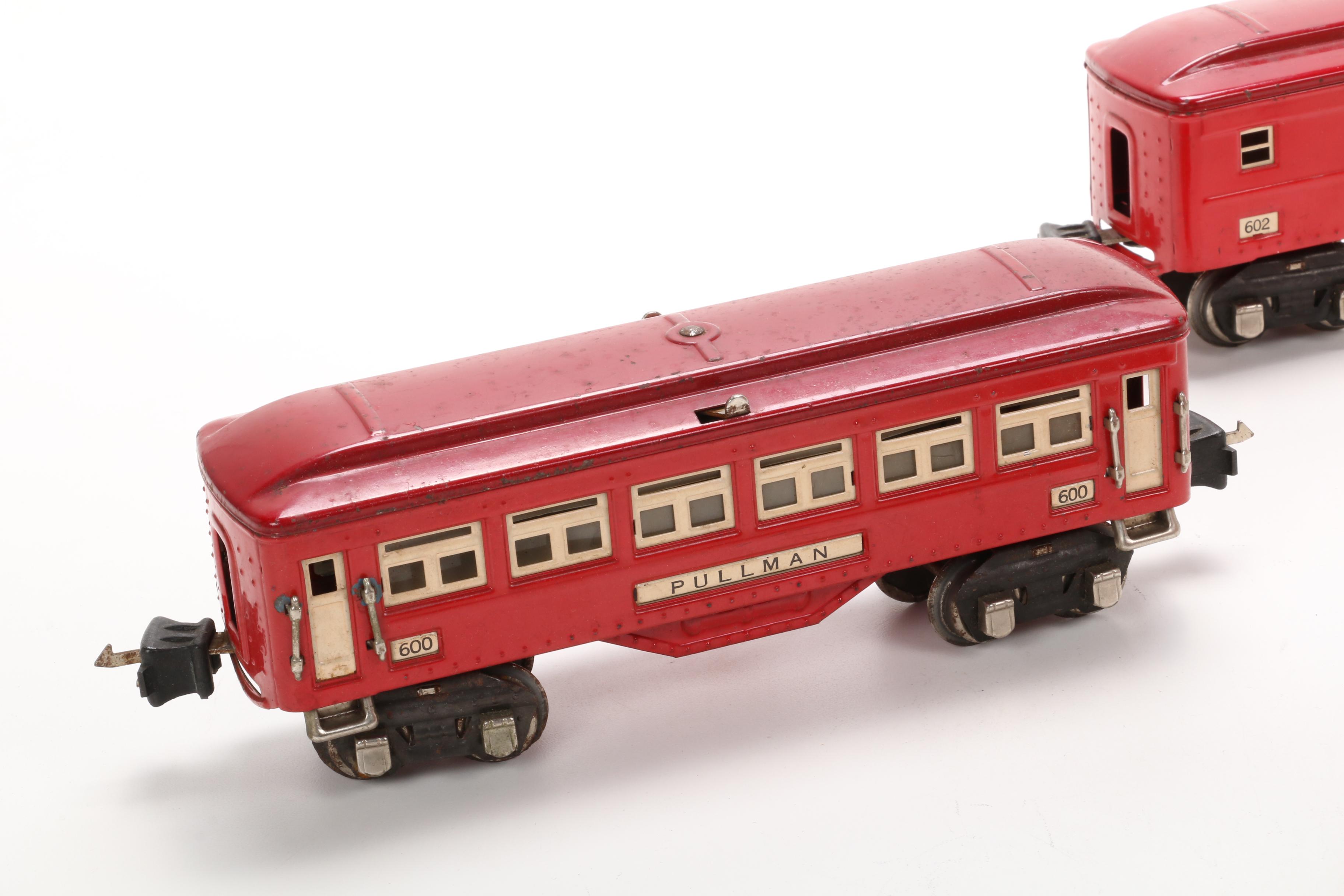 Lionel Pre War O Scale Passenger Cars, Mid-20th Century