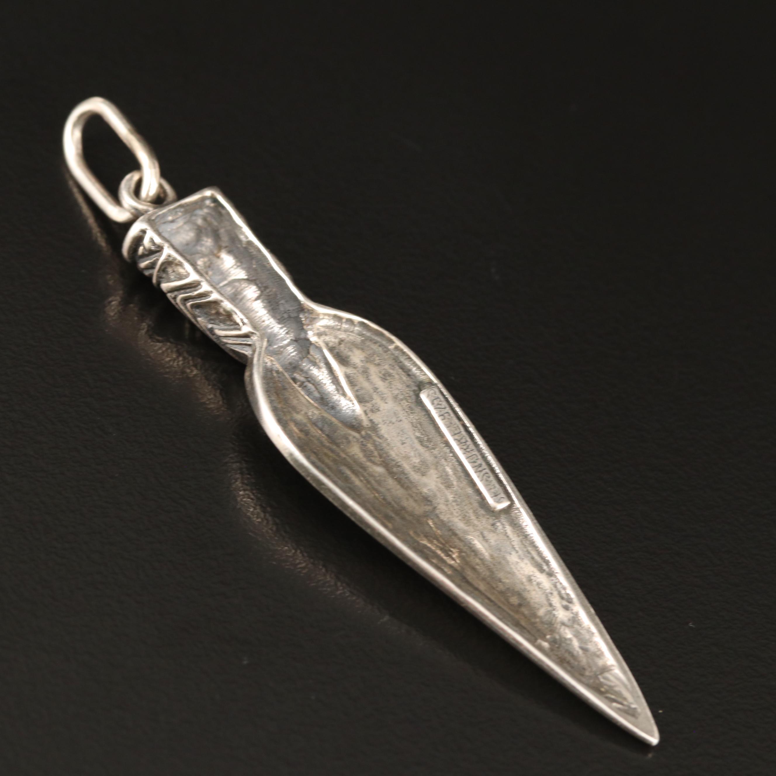 Norwegian Sigmund Espeland "Snorre" Sterling Dagger Pendant