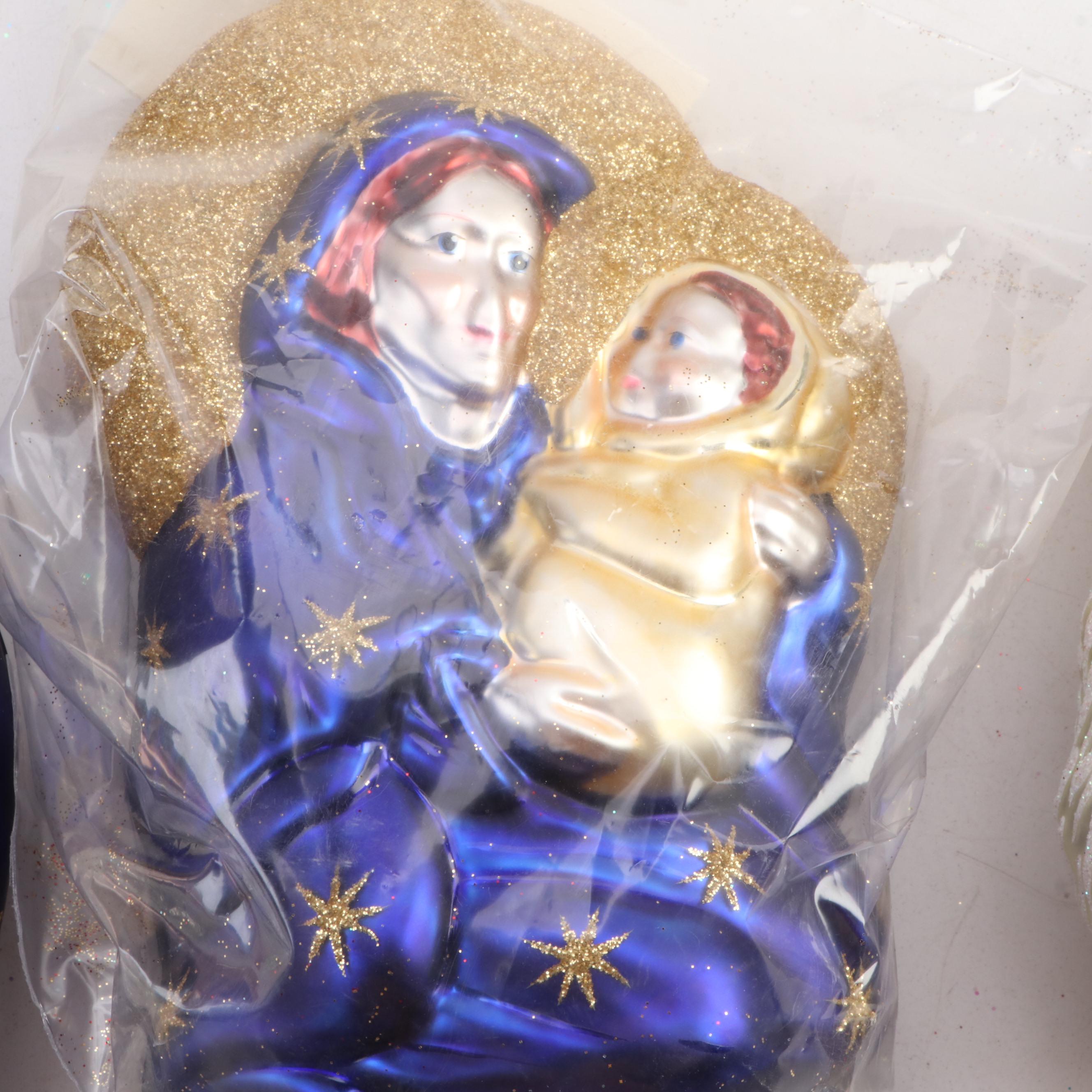 Patricia Breen Designs "Night Flight Santa" and Other Ornaments, 1990s