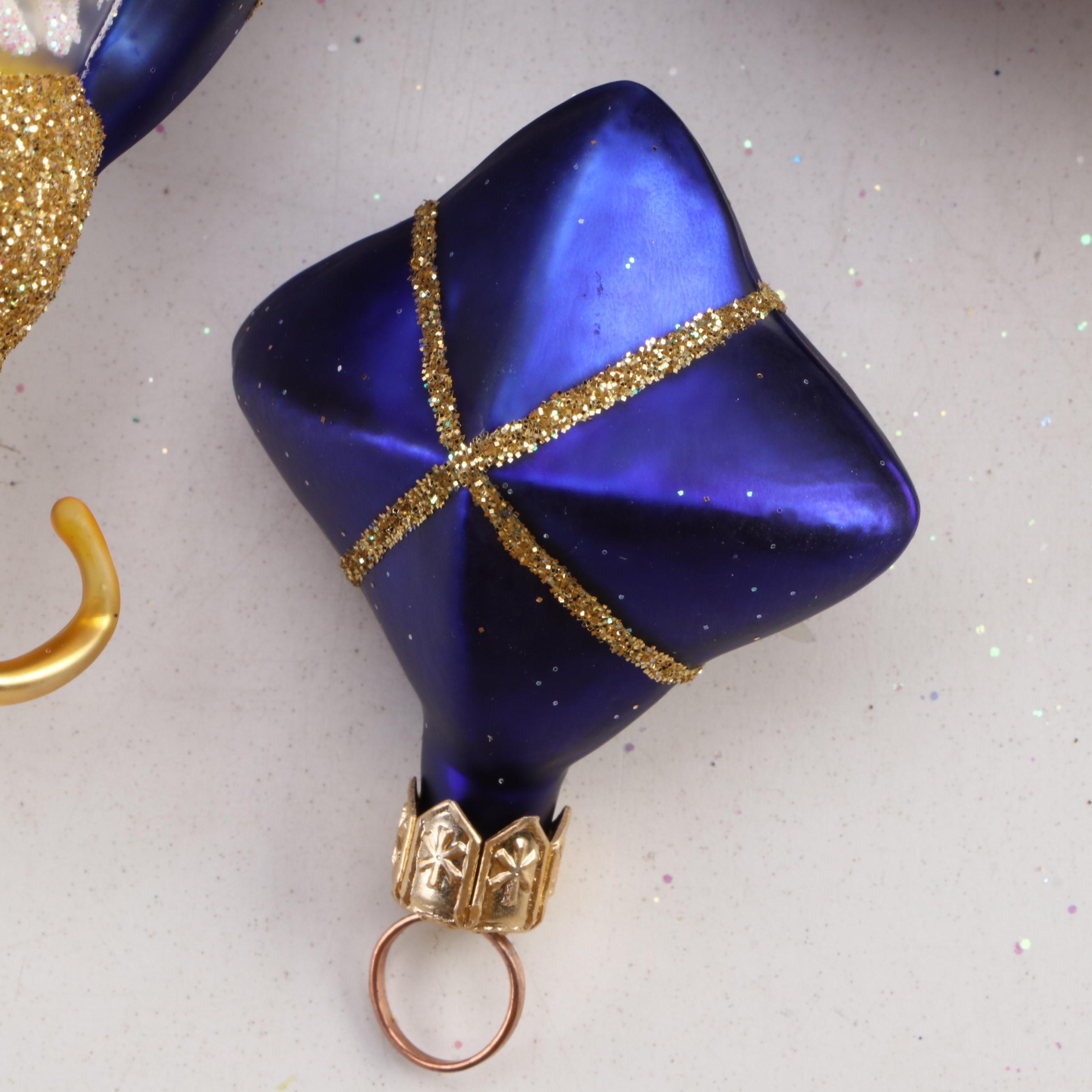 Patricia Breen Designs "Night Flight Santa" and Other Ornaments, 1990s