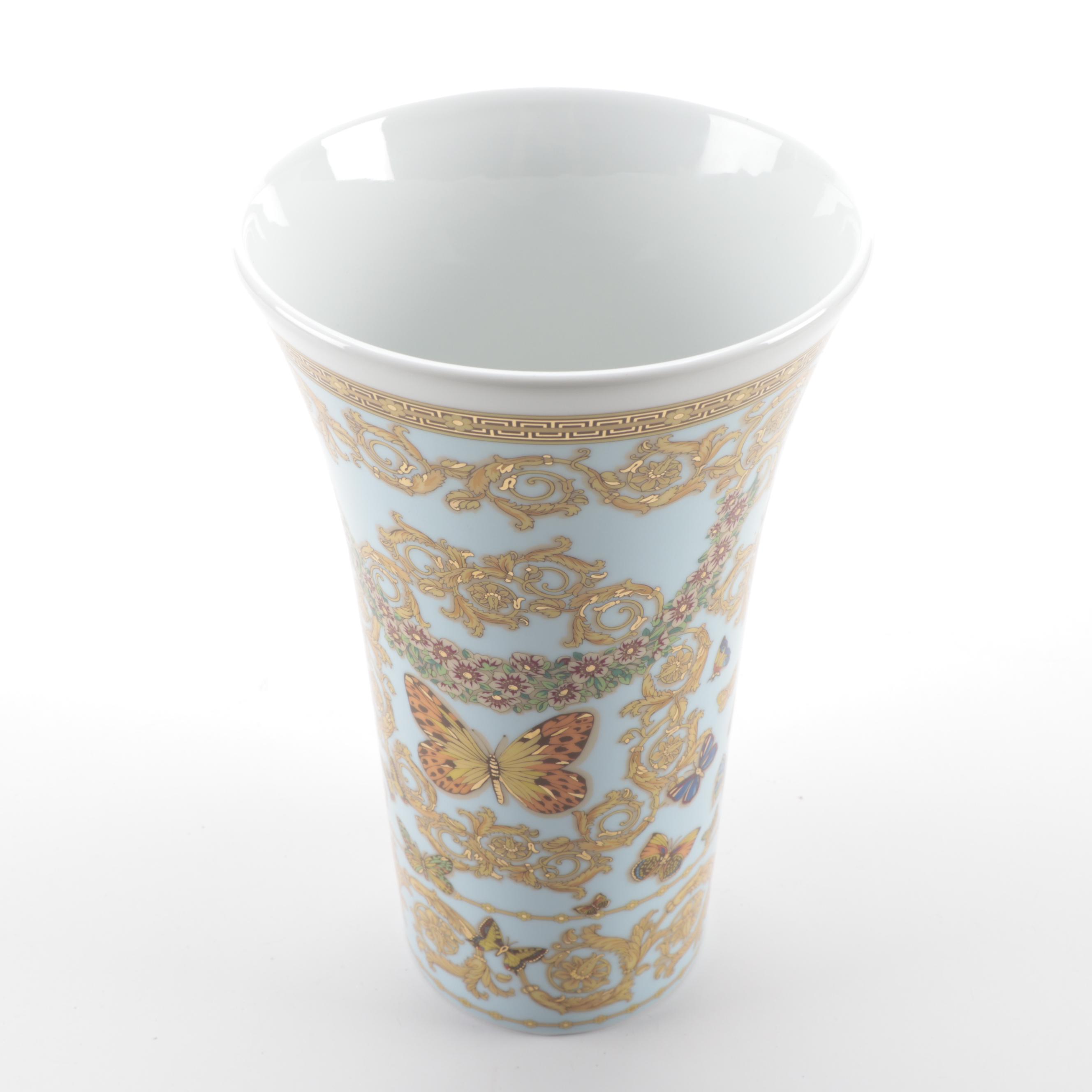 Versace for Rosenthal "Le Jardin de Versace" Porcelain Vase