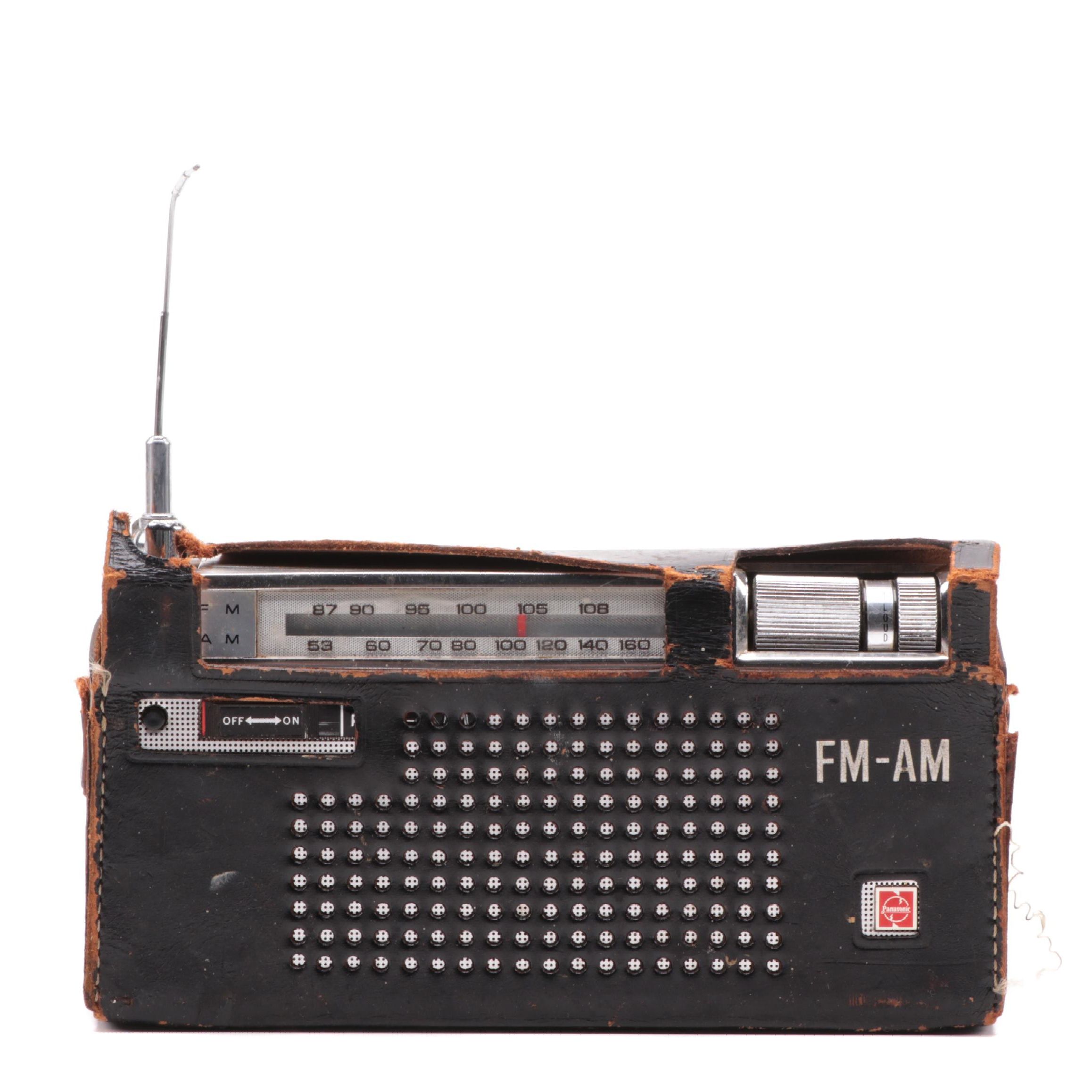 Panasonic Model RF-800 FM-AM Portable Radio, Mid-20th Century