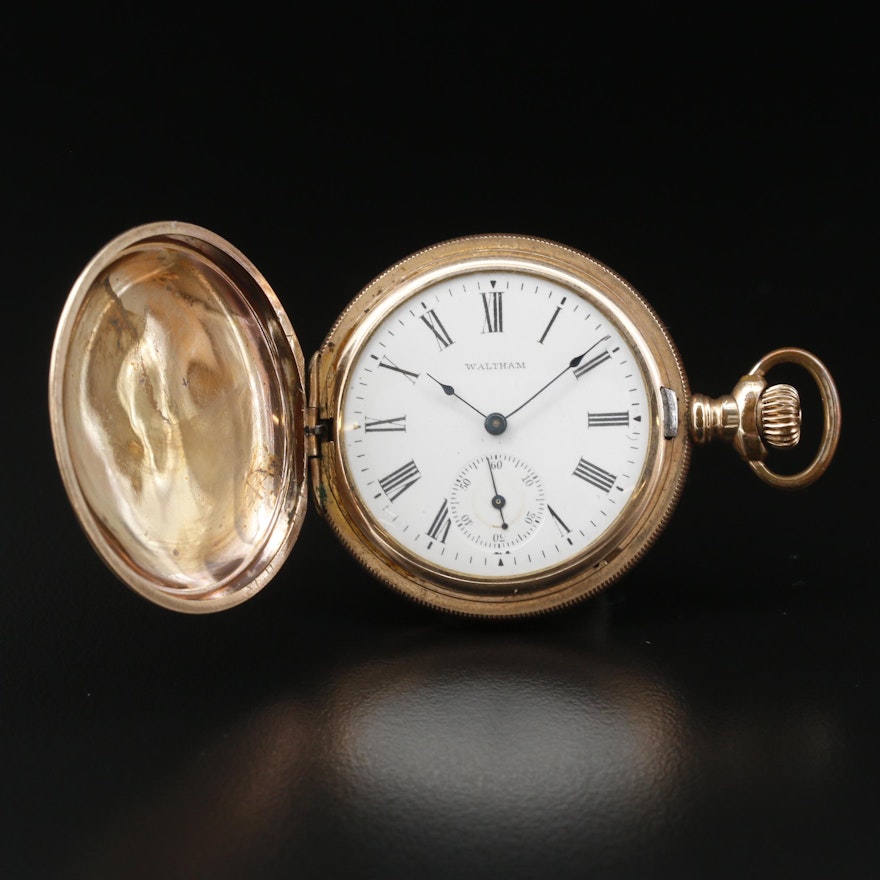 1902 Waltham Size 6 Gold Filled Pocket Watch