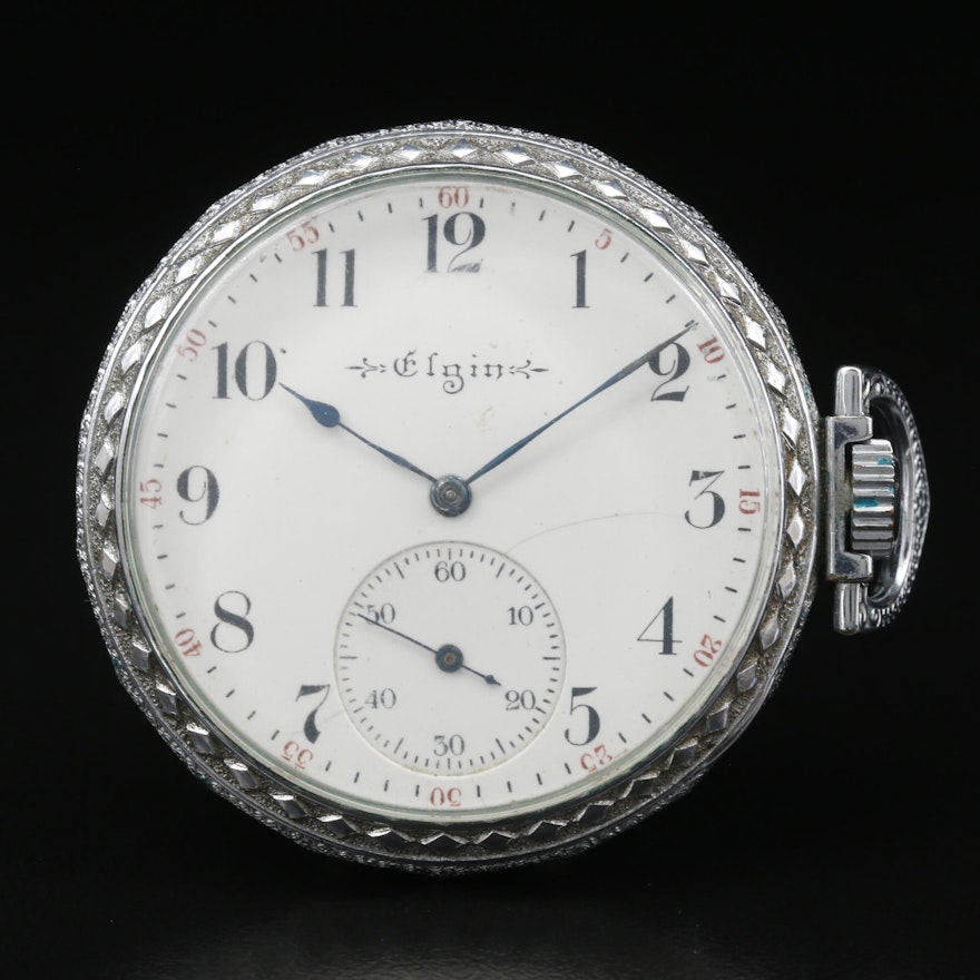 1903 Elgin Sidewinder Pocket Watch