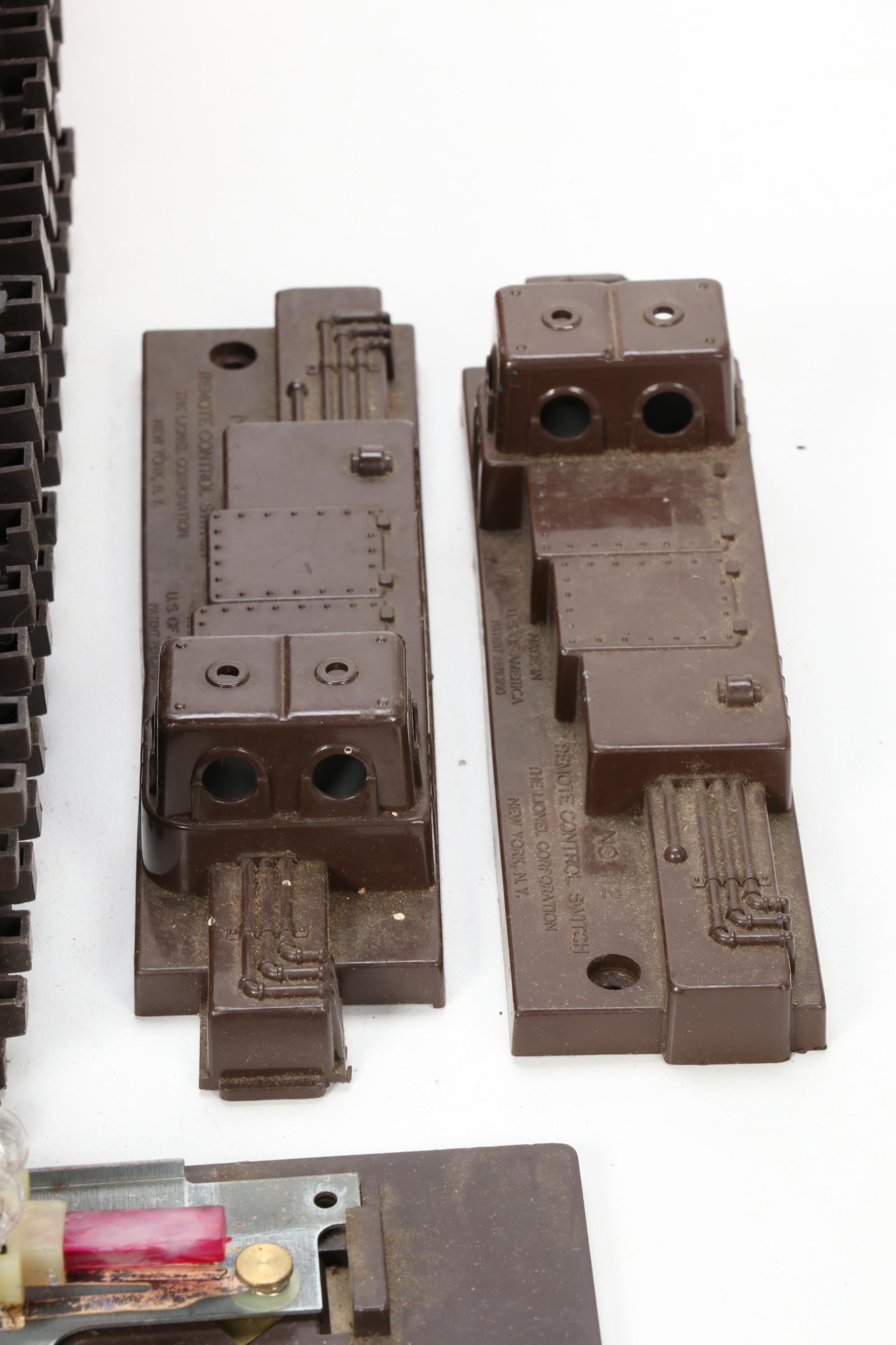 Lionel O Scale 3 Rail "Super O" Track with Remote Switches, Mid-20th Century