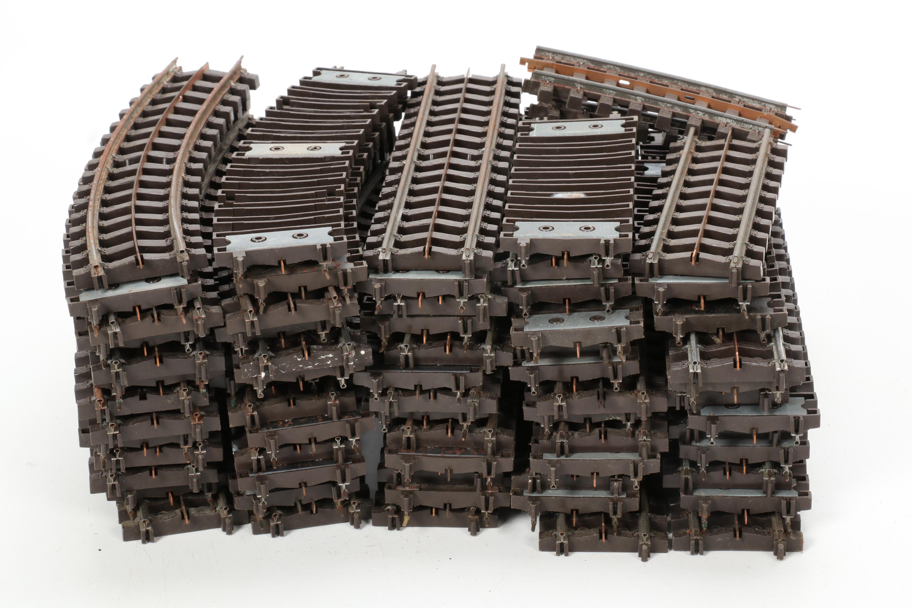 Lionel O Scale 3 Rail "Super O" Track with Remote Switches, Mid-20th Century