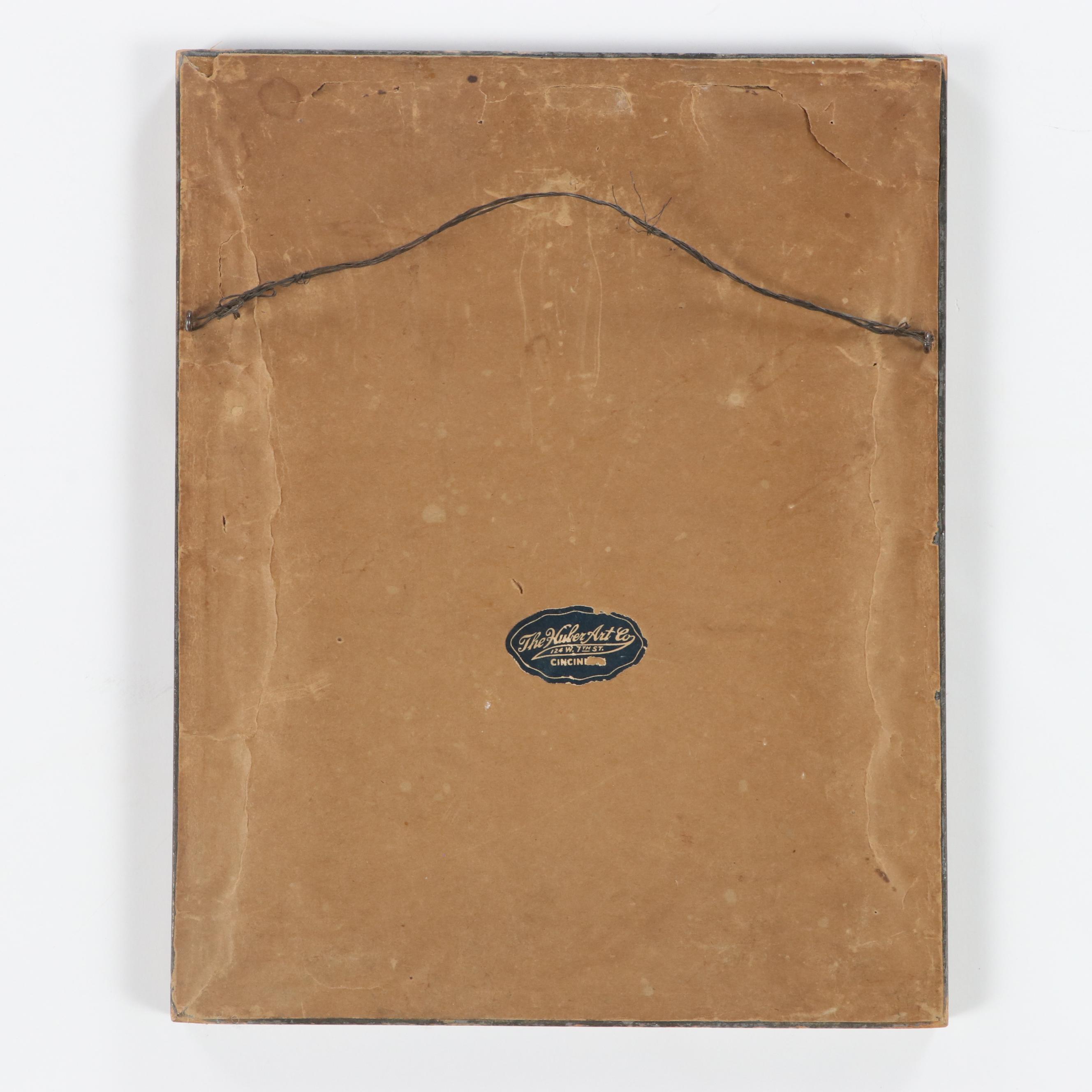 Victor Valery Hand-Colored Etching of Cathedral, Early 20th Century