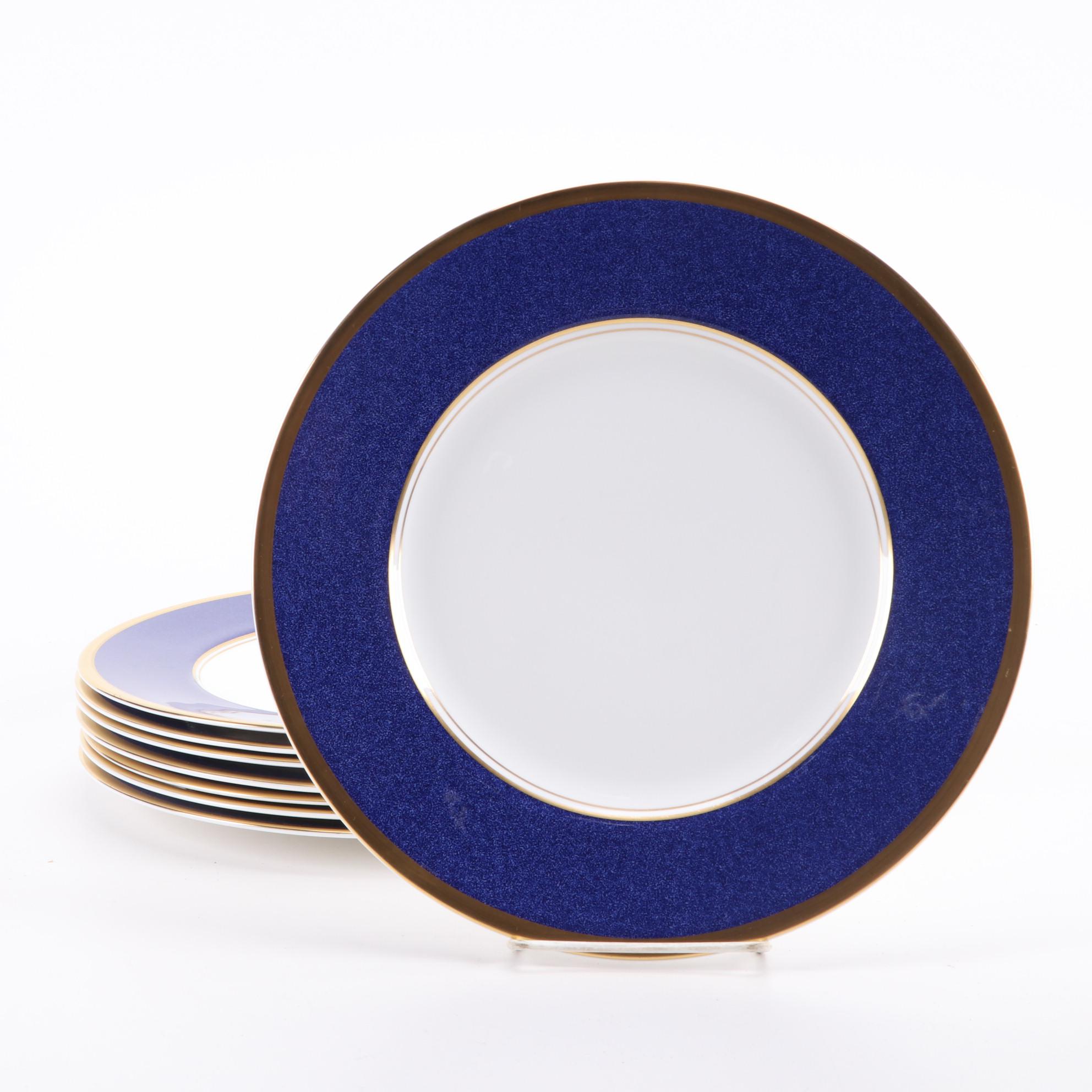 Coalport "Athlone Blue" Bone China Dinnerware Service for Eight, 1970–1993