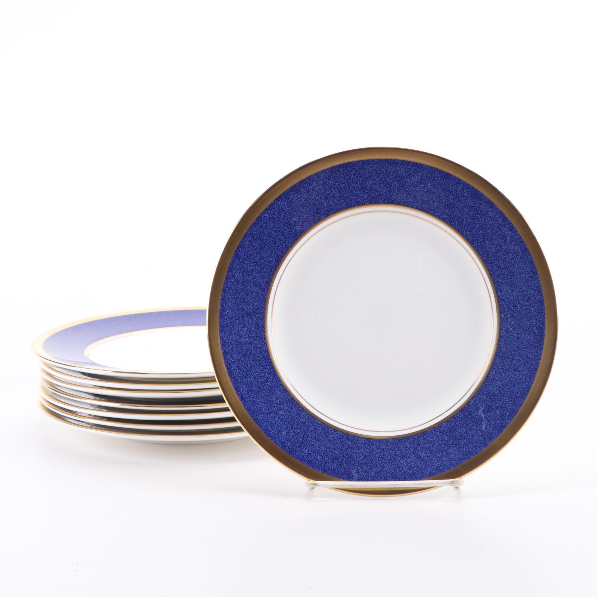 Coalport "Athlone Blue" Bone China Dinnerware Service for Eight, 1970–1993