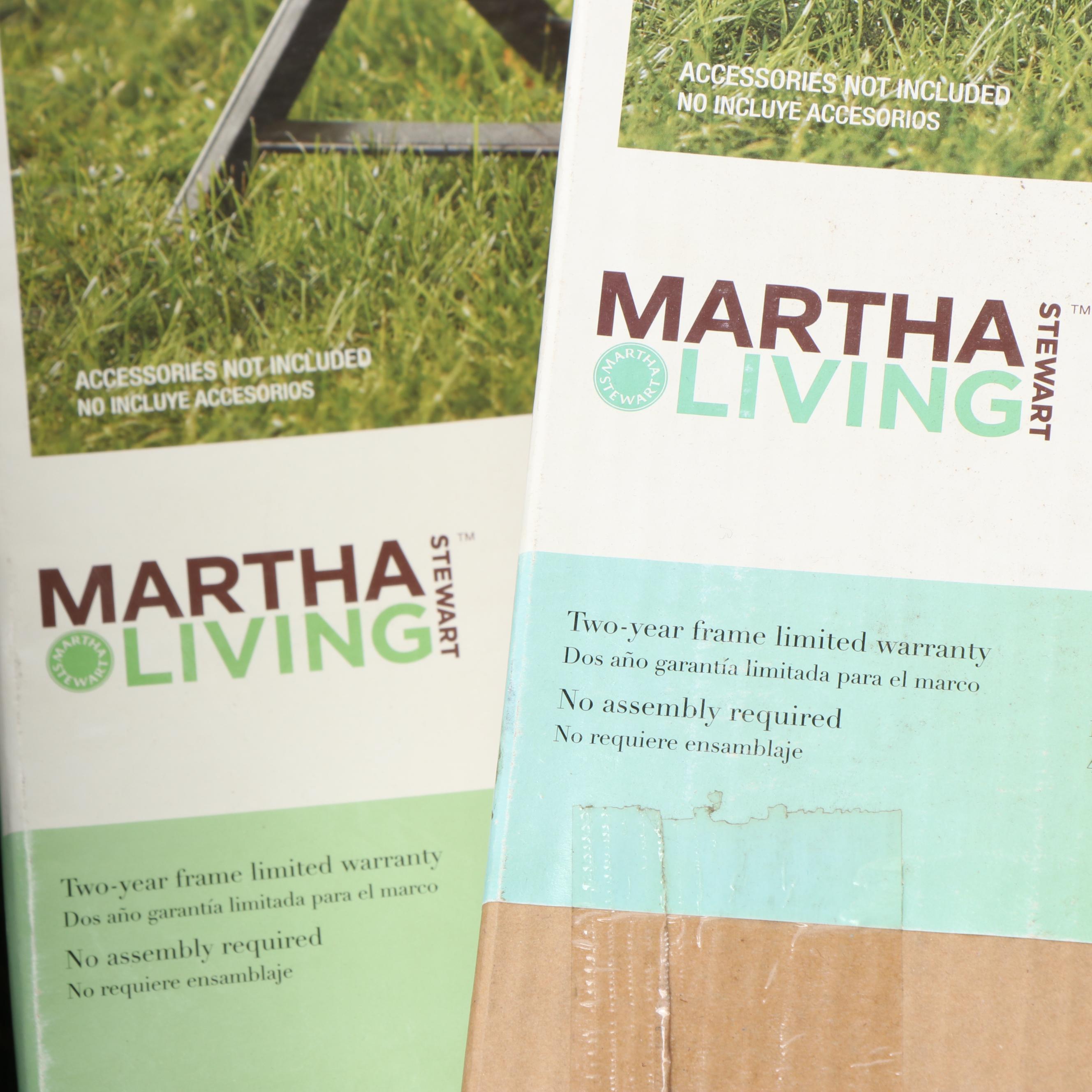 Garden Treasures and Martha Stewart Living Metal Patio Furniture