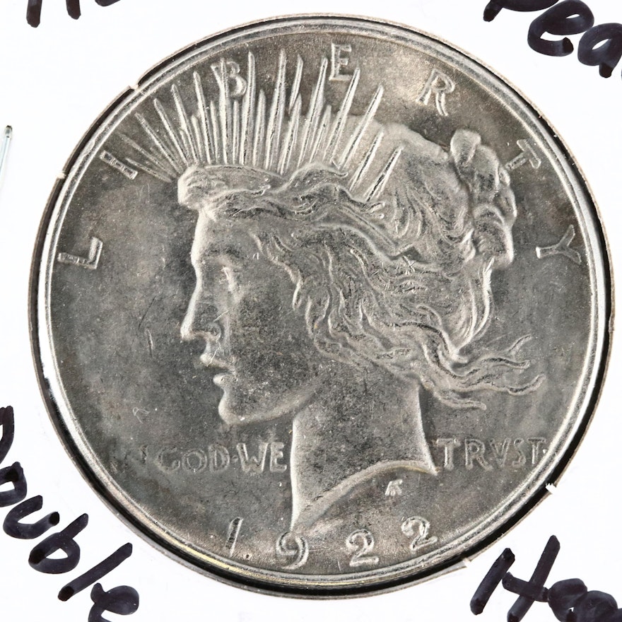Novelty Double-Headed 1922 Peace Silver Dollar