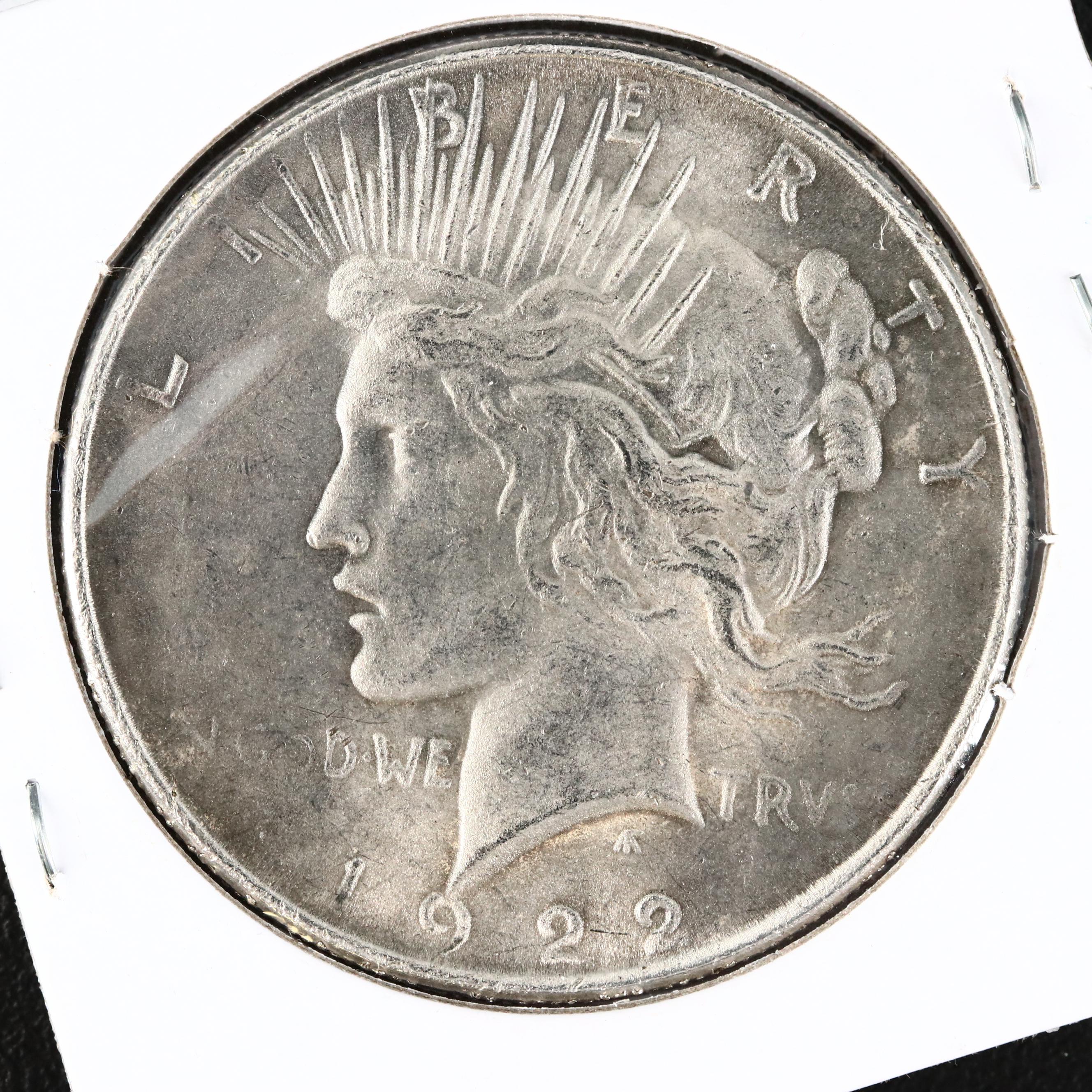 Novelty Double-Headed 1922 Peace Silver Dollar