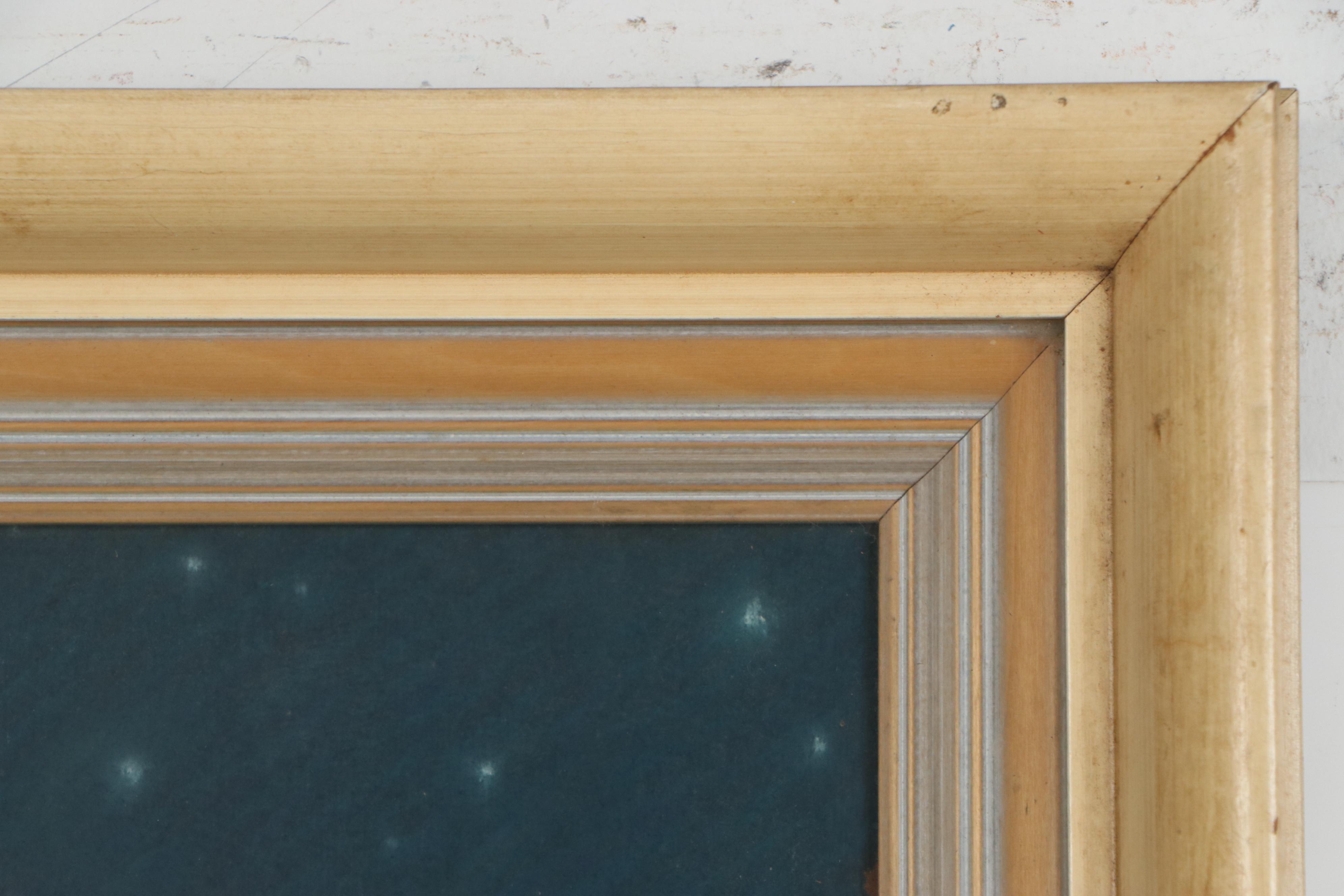 Giovanni Caldana Surrealist Pastel Drawing of Female Nude, Early-20th Century