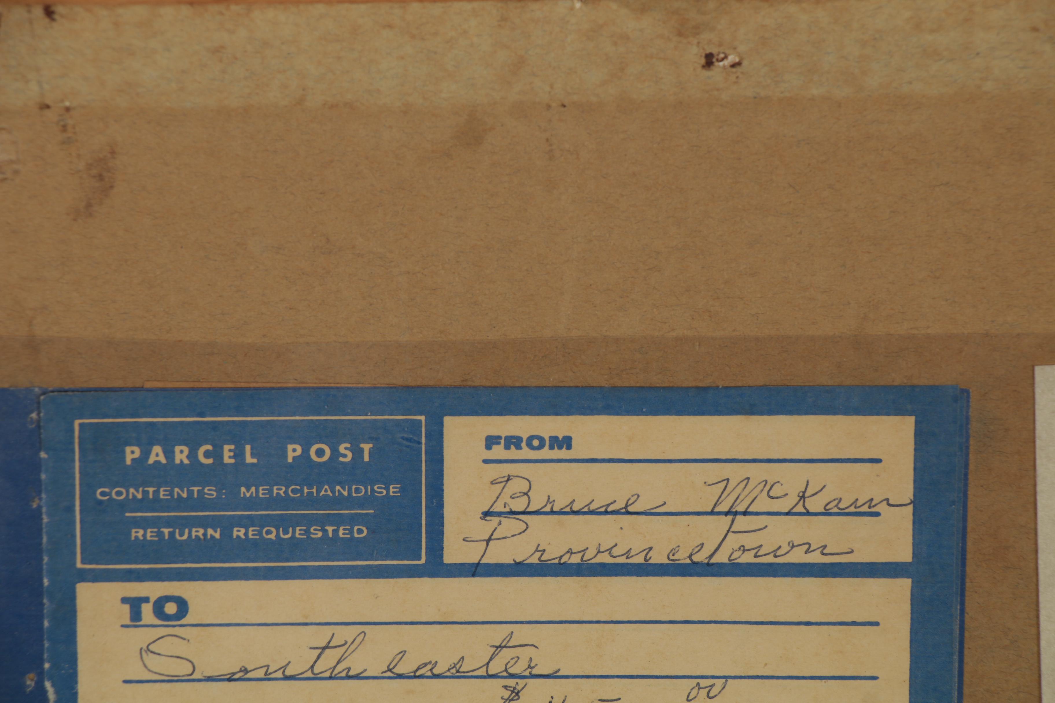 Bruce McKain Oil Painting "Provincetown Southeaster," Mid-20th Century