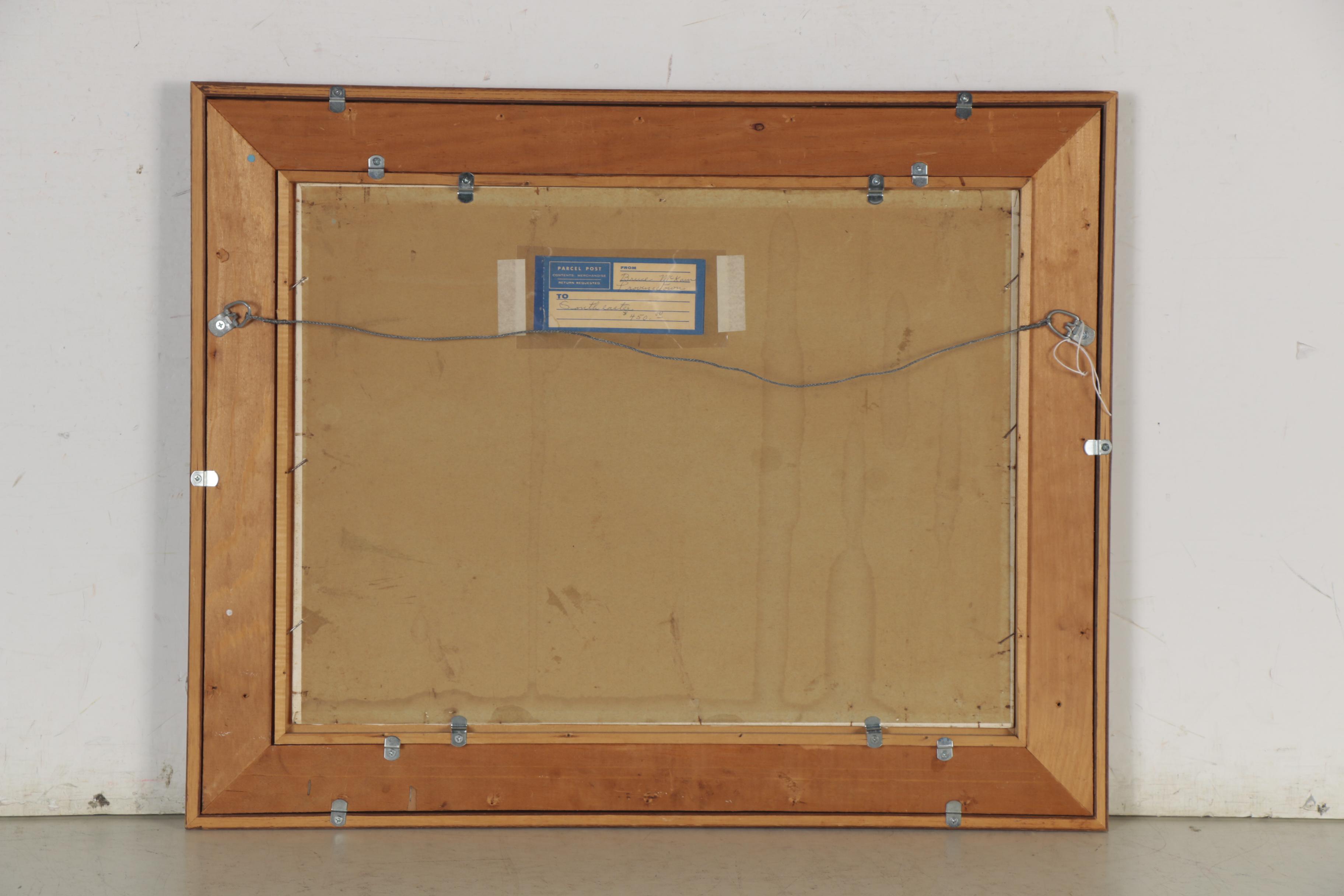 Bruce McKain Oil Painting "Provincetown Southeaster," Mid-20th Century