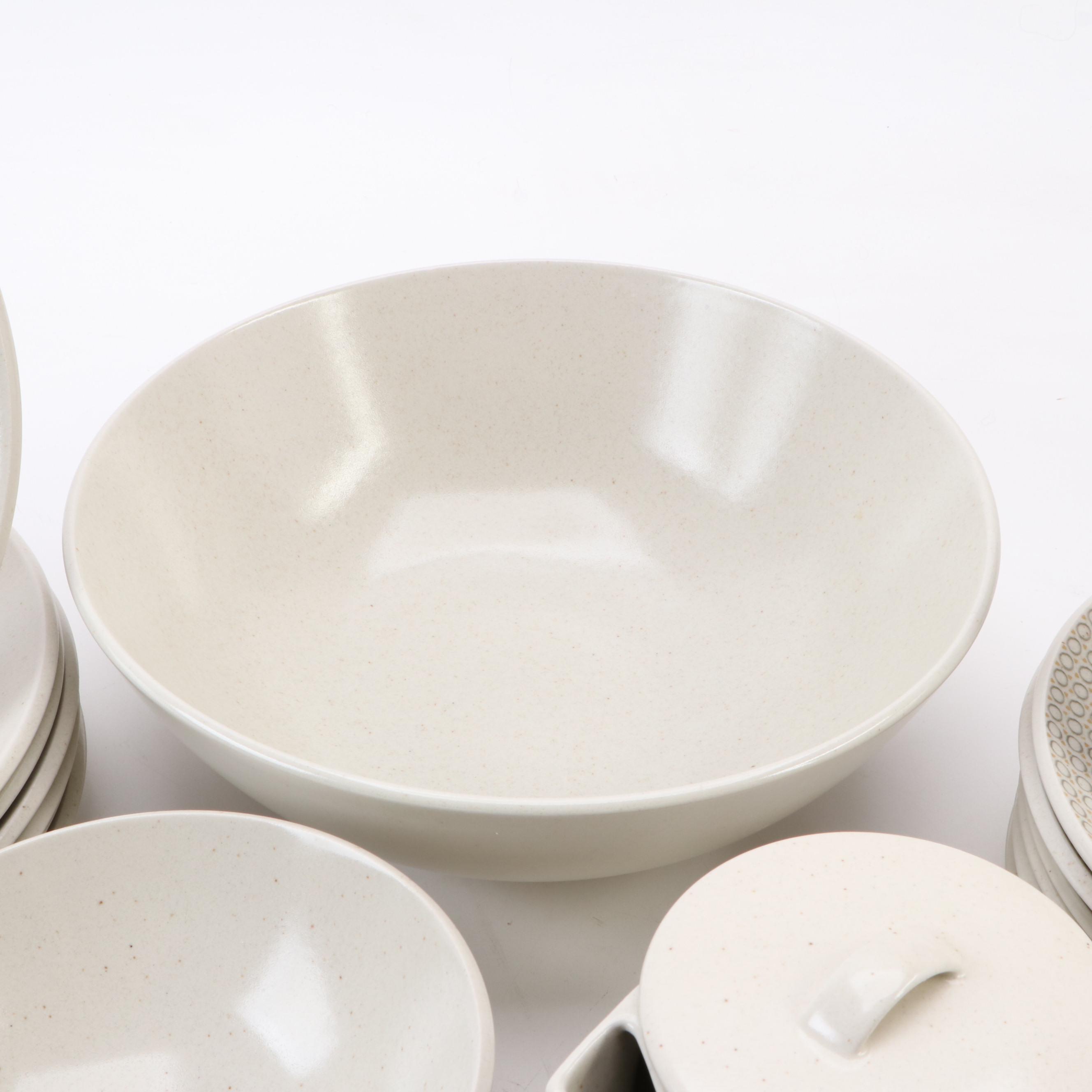 Calvin Klein Khaki Collection "Cargo" Dinnerware and Tea Set, 2001–2009