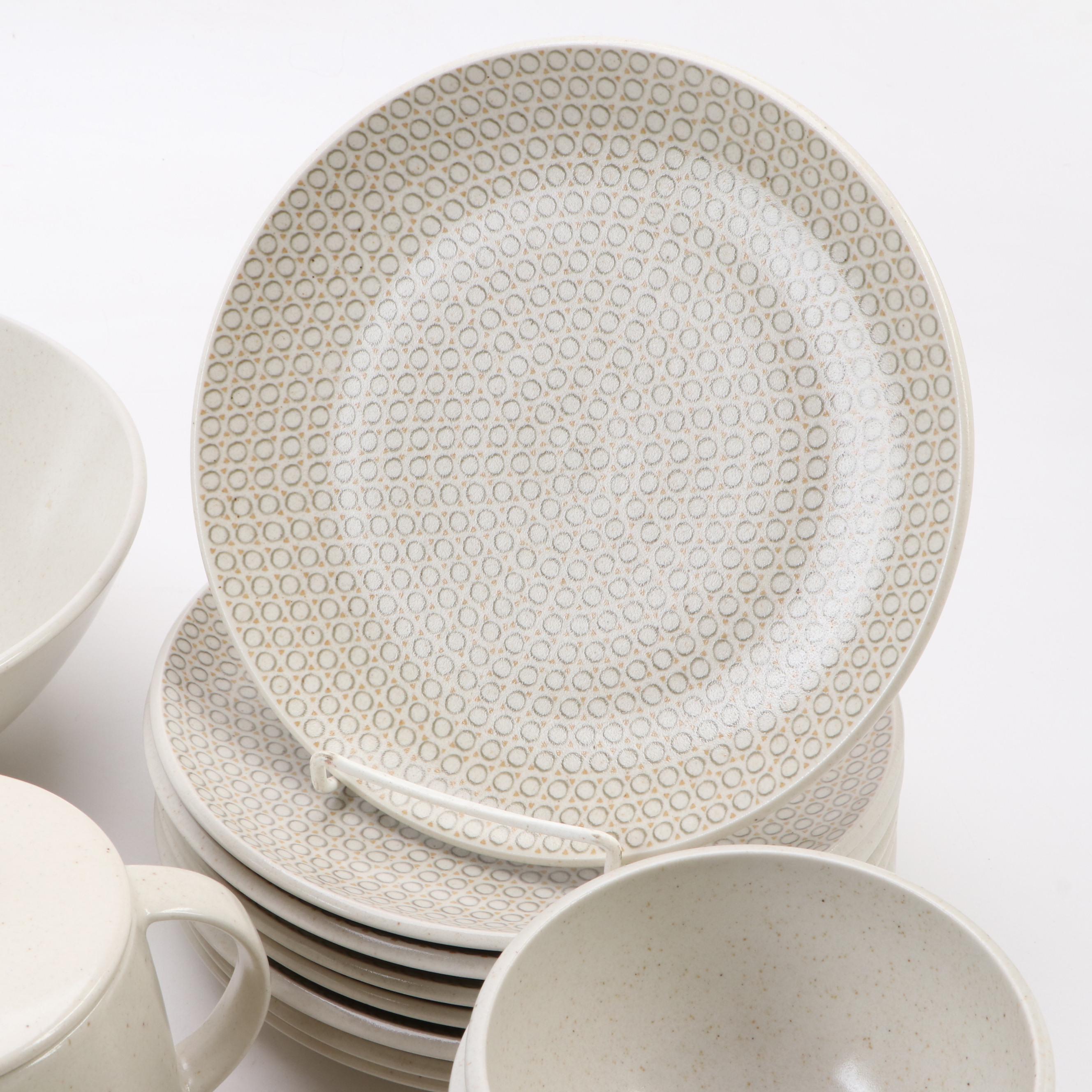 Calvin Klein Khaki Collection "Cargo" Dinnerware and Tea Set, 2001–2009