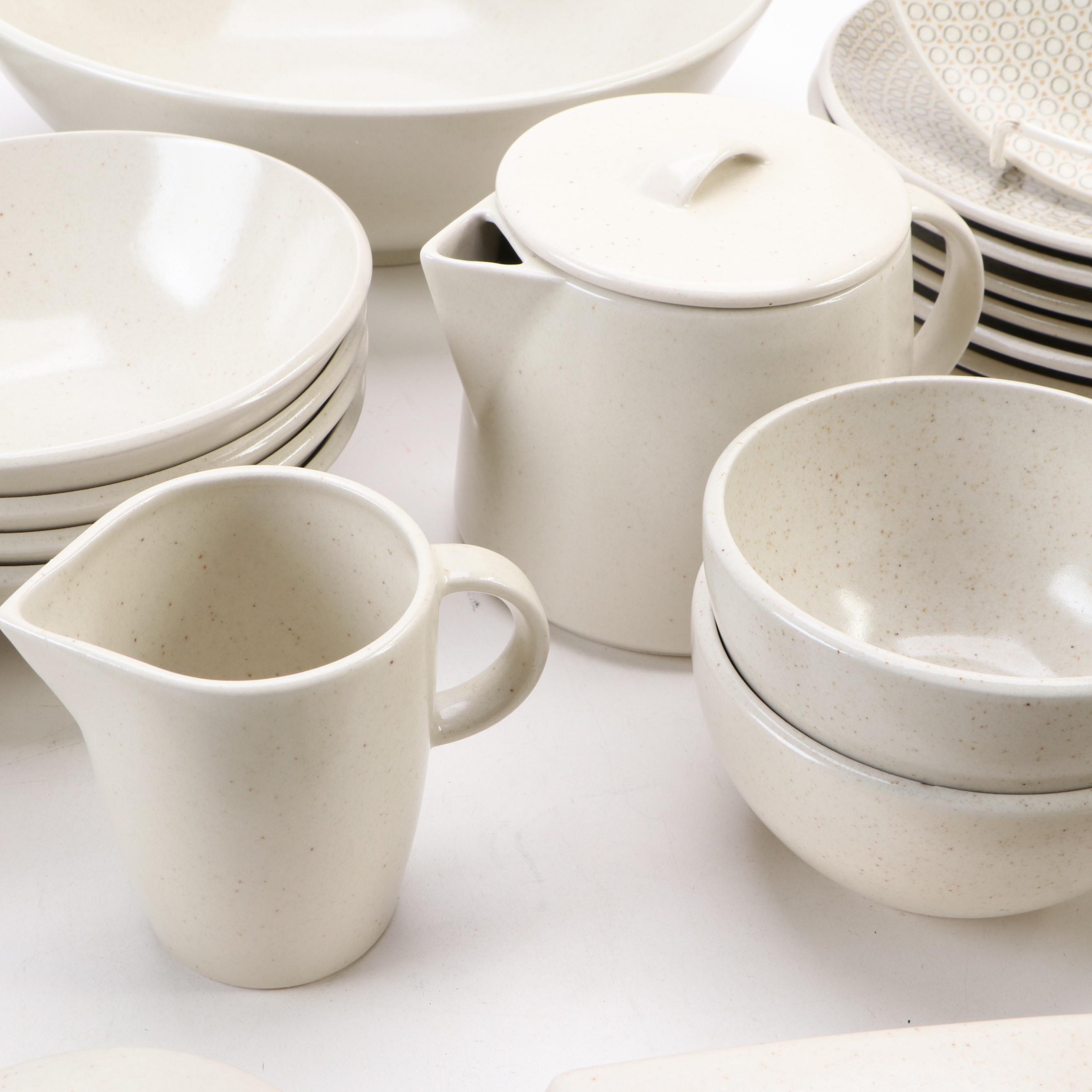 Calvin Klein Khaki Collection "Cargo" Dinnerware and Tea Set, 2001–2009
