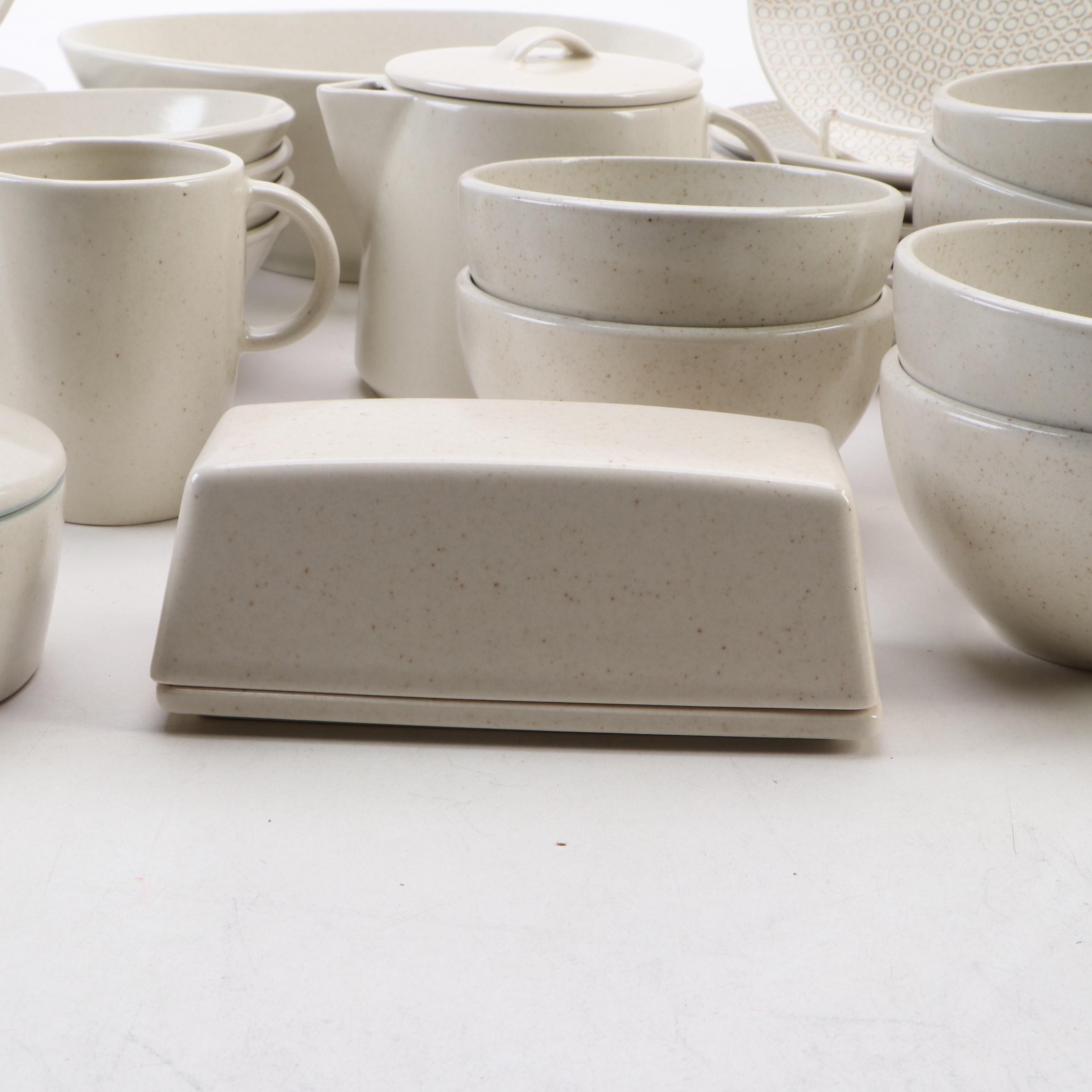 Calvin Klein Khaki Collection "Cargo" Dinnerware and Tea Set, 2001–2009