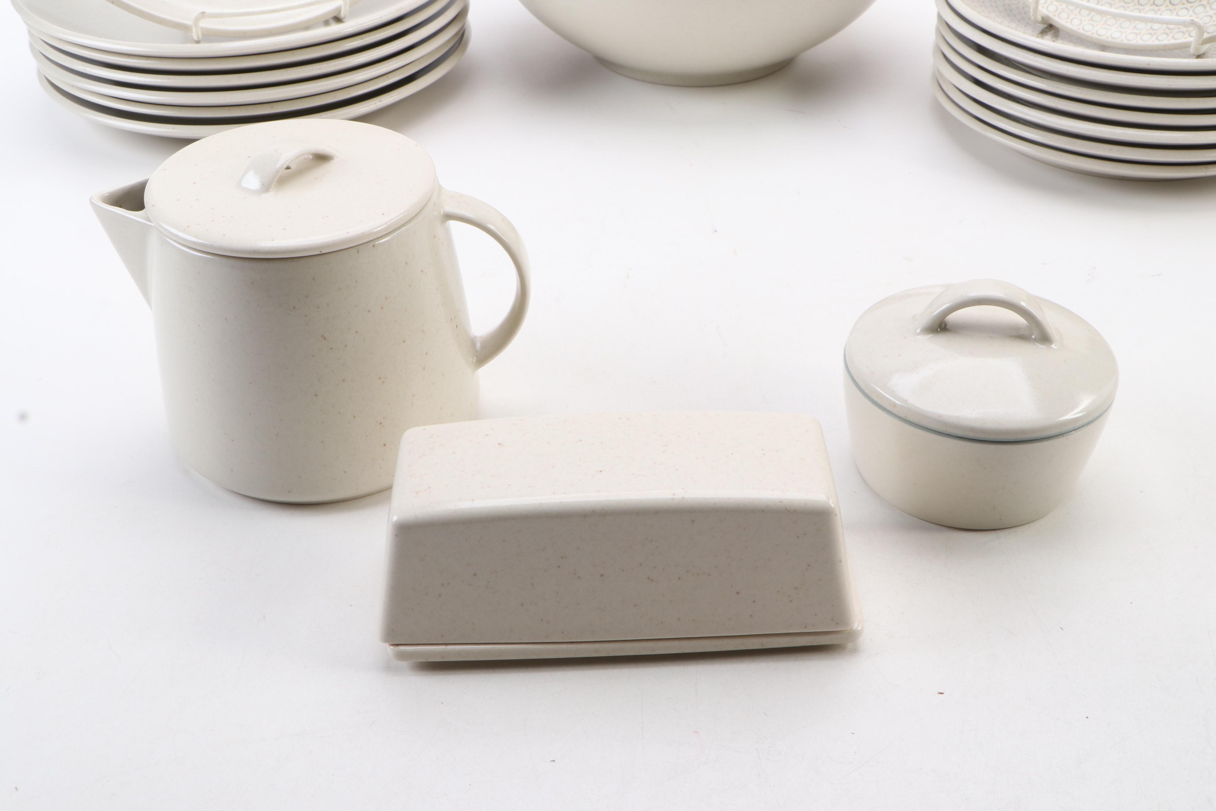 Calvin Klein Khaki Collection "Cargo" Dinnerware and Tea Set, 2001–2009