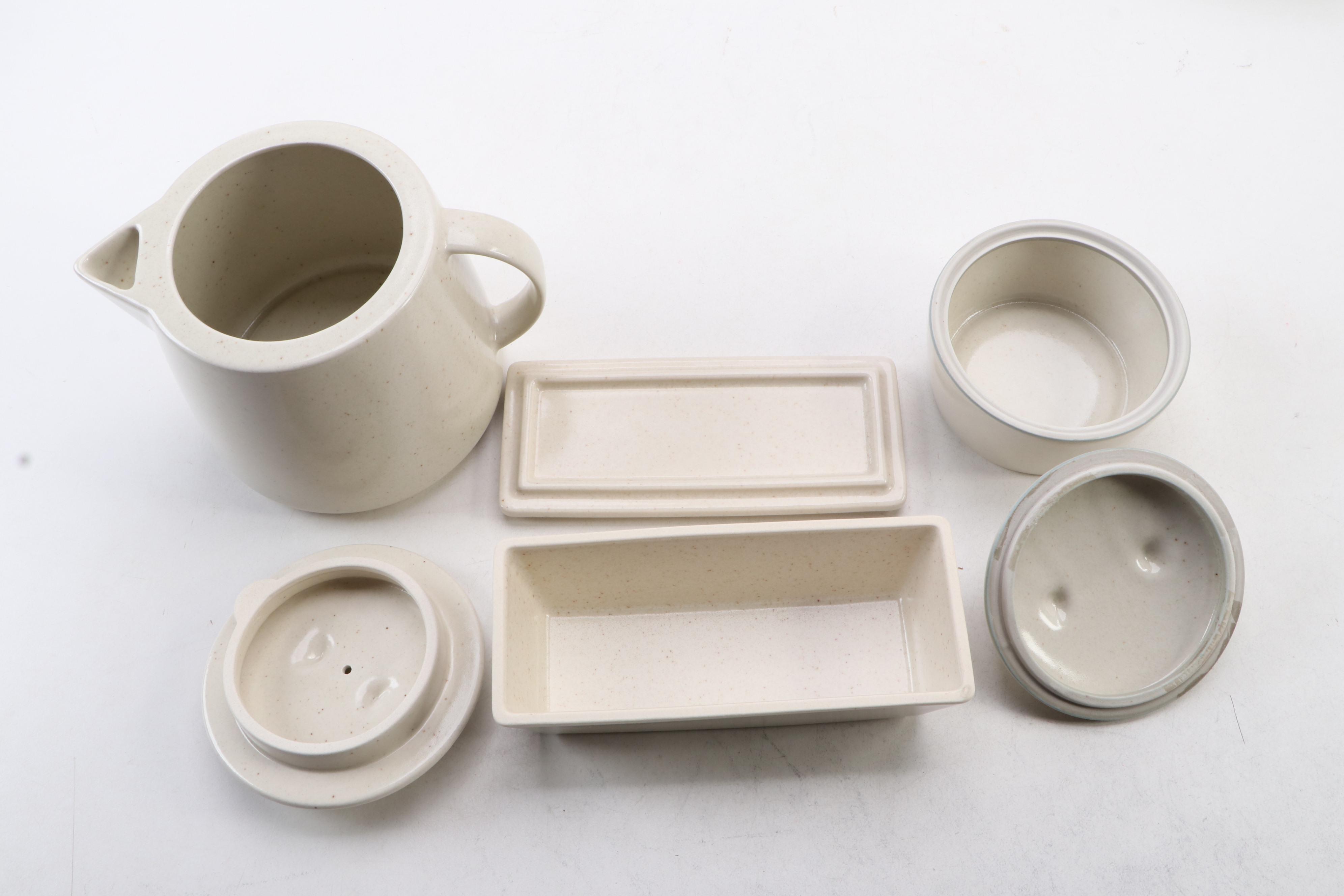 Calvin Klein Khaki Collection "Cargo" Dinnerware and Tea Set, 2001–2009