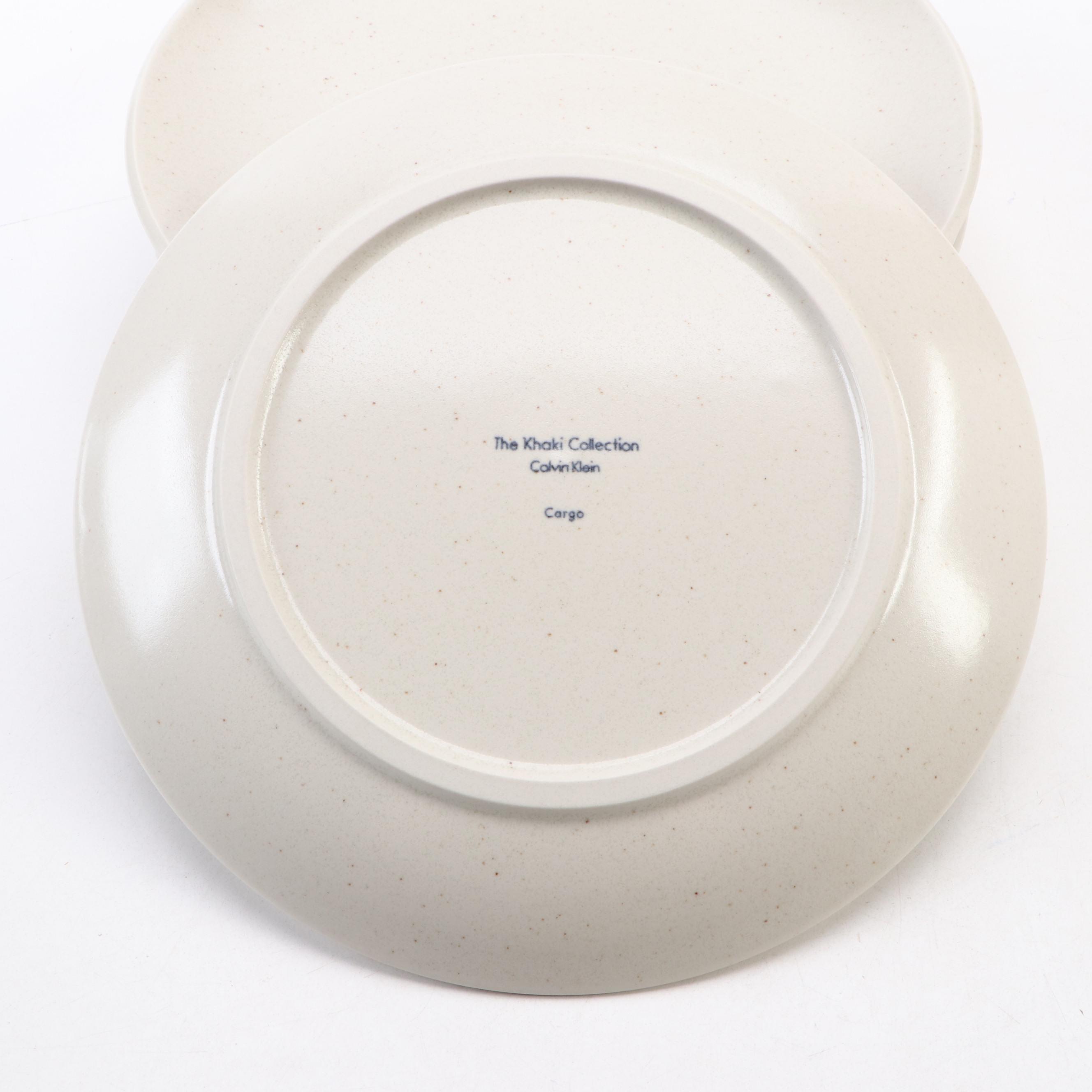 Calvin Klein Khaki Collection "Cargo" Dinnerware and Tea Set, 2001–2009