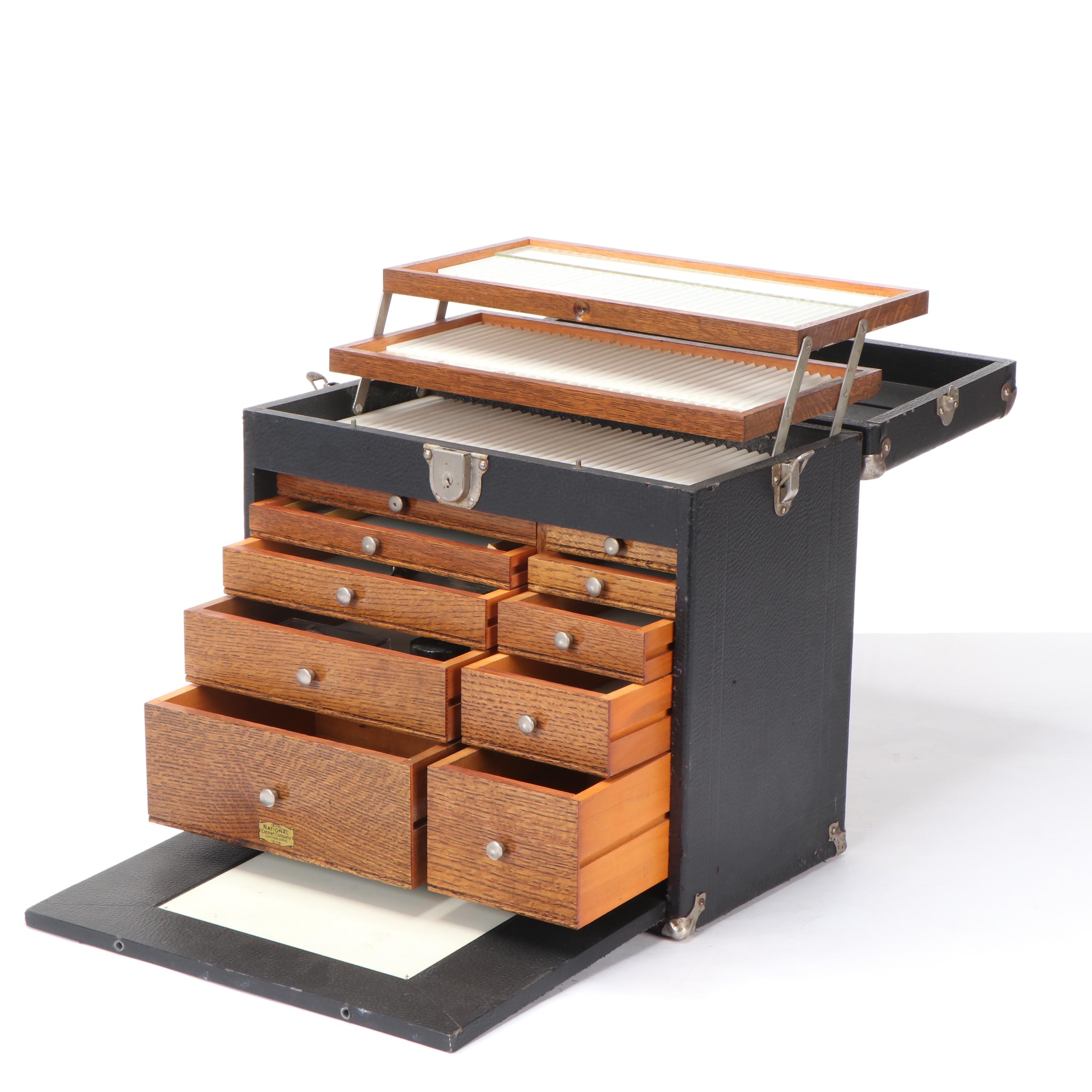 National Cabinet Company Machinists Tool Box, Early to Mid 20th Century