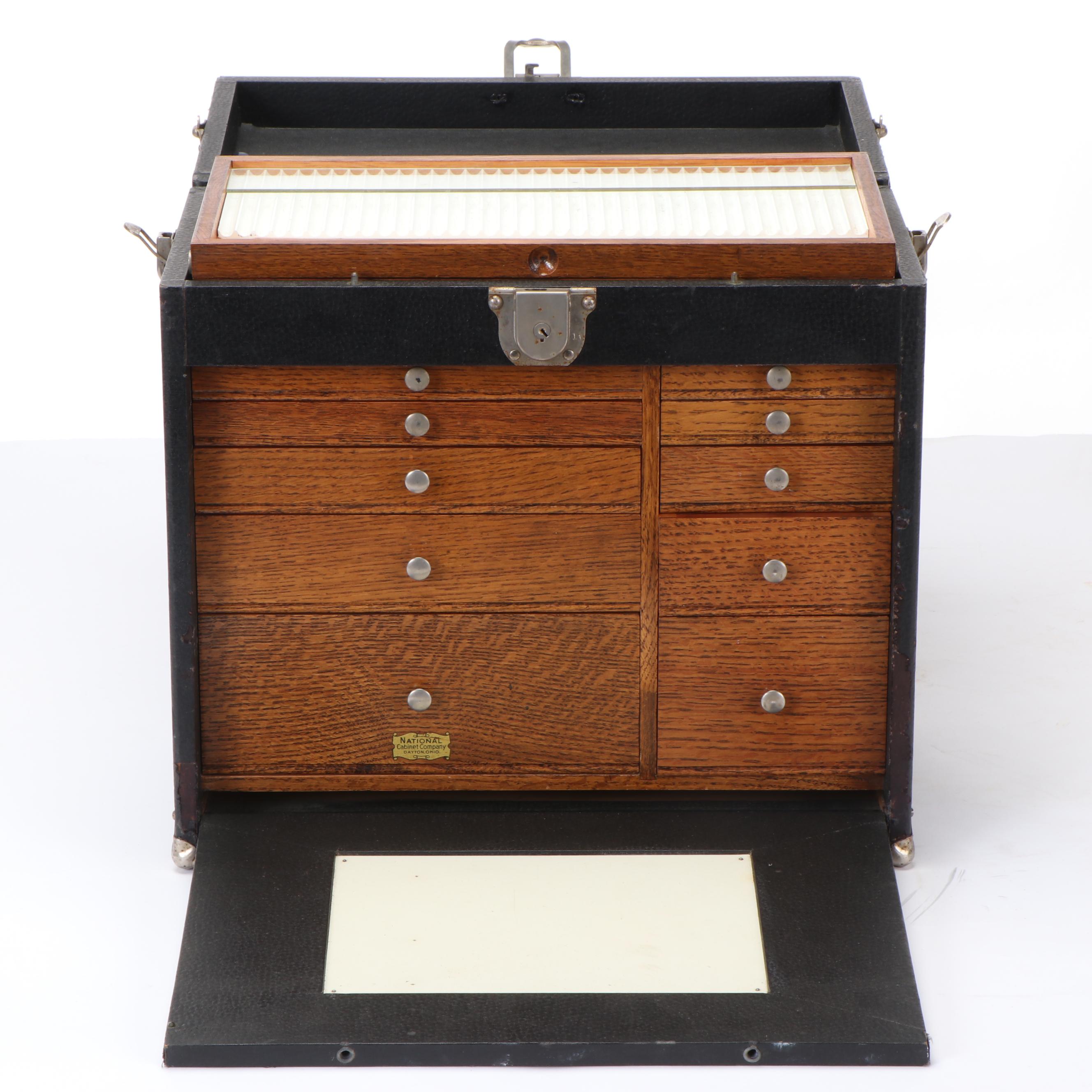 National Cabinet Company Machinists Tool Box, Early to Mid 20th Century