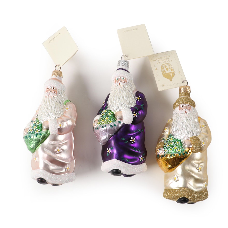 Patricia Breen Designs "Santa of the Daisies" Ornaments, 1990s