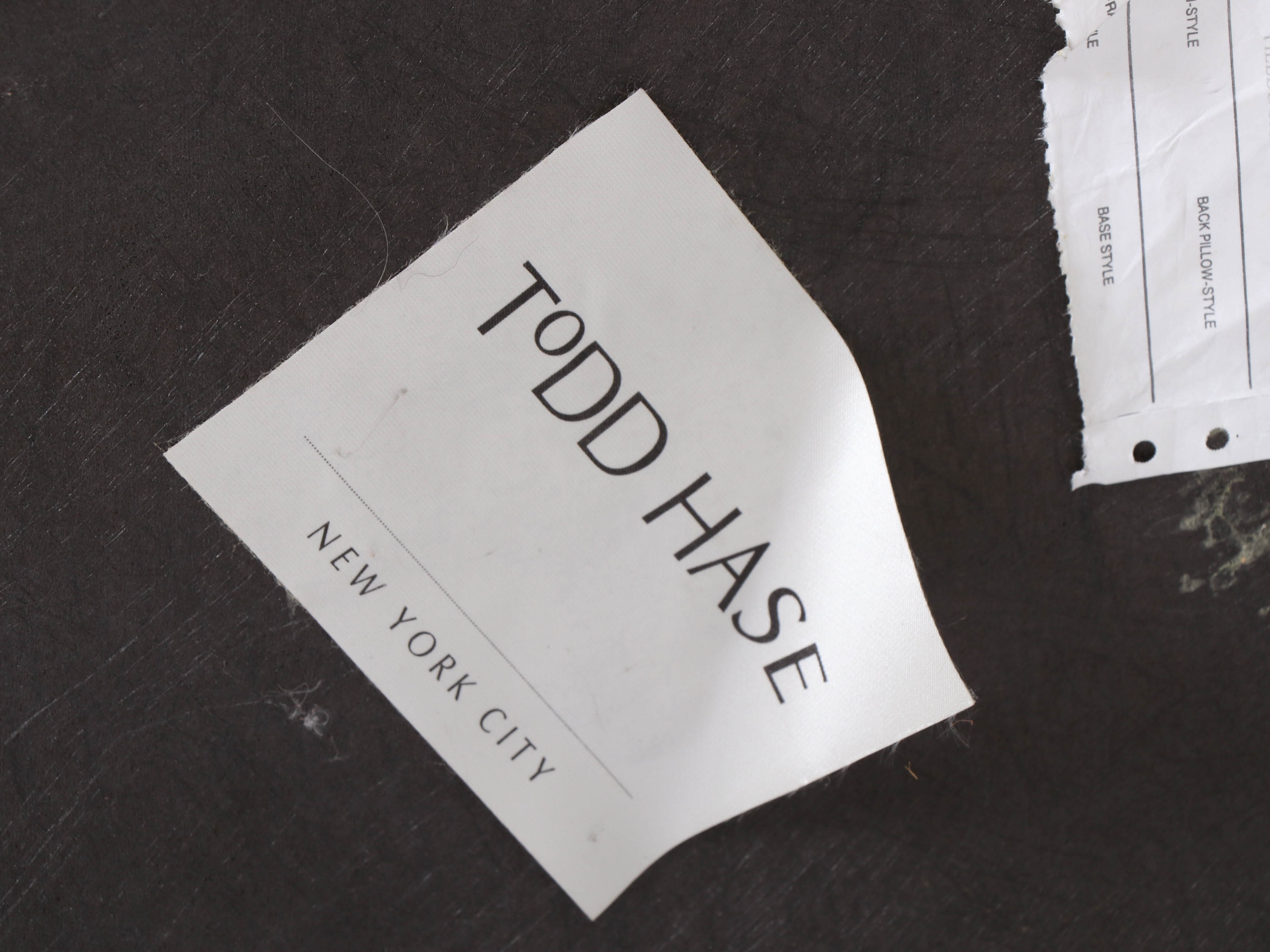 Modern Todd Hase Celery Green Microfiber Modular Loveseat