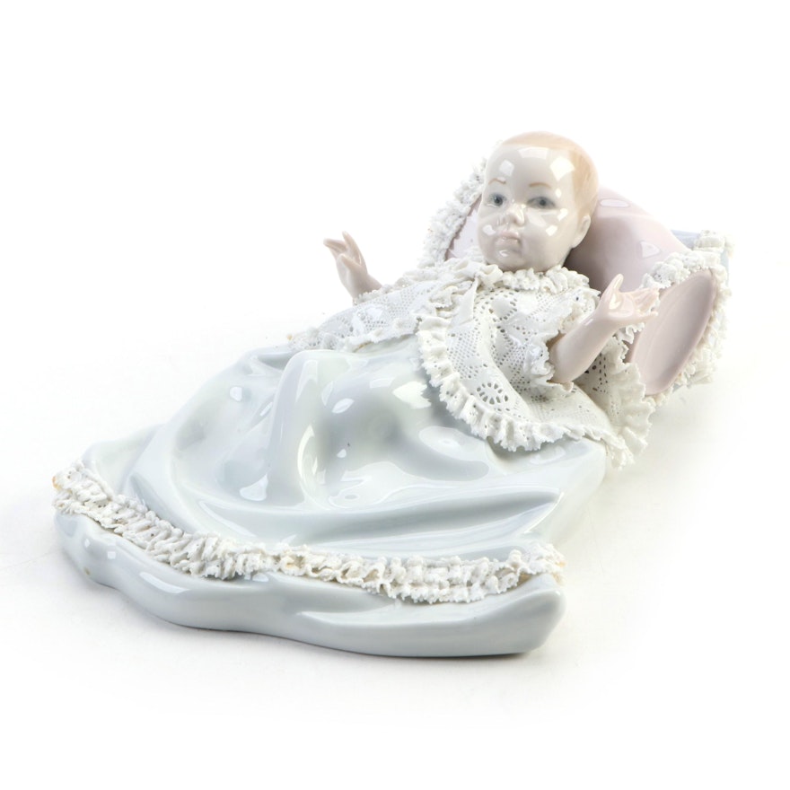 Lladró "Ruffles and Lace" Porcelain Figurine, Late 20th Century