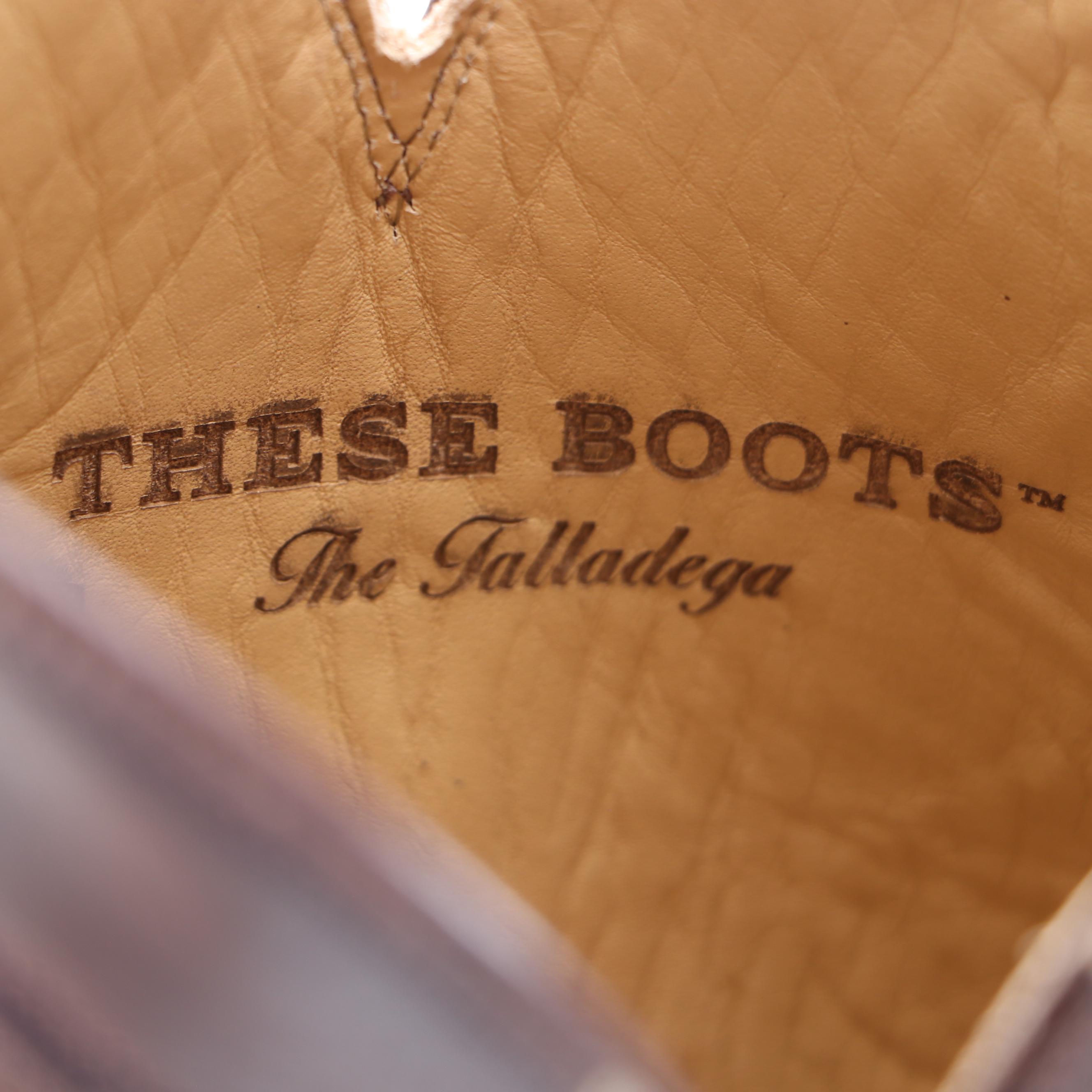 Men's Lucchese x Eric Church The Talladega Western Boots in Weathered Leather