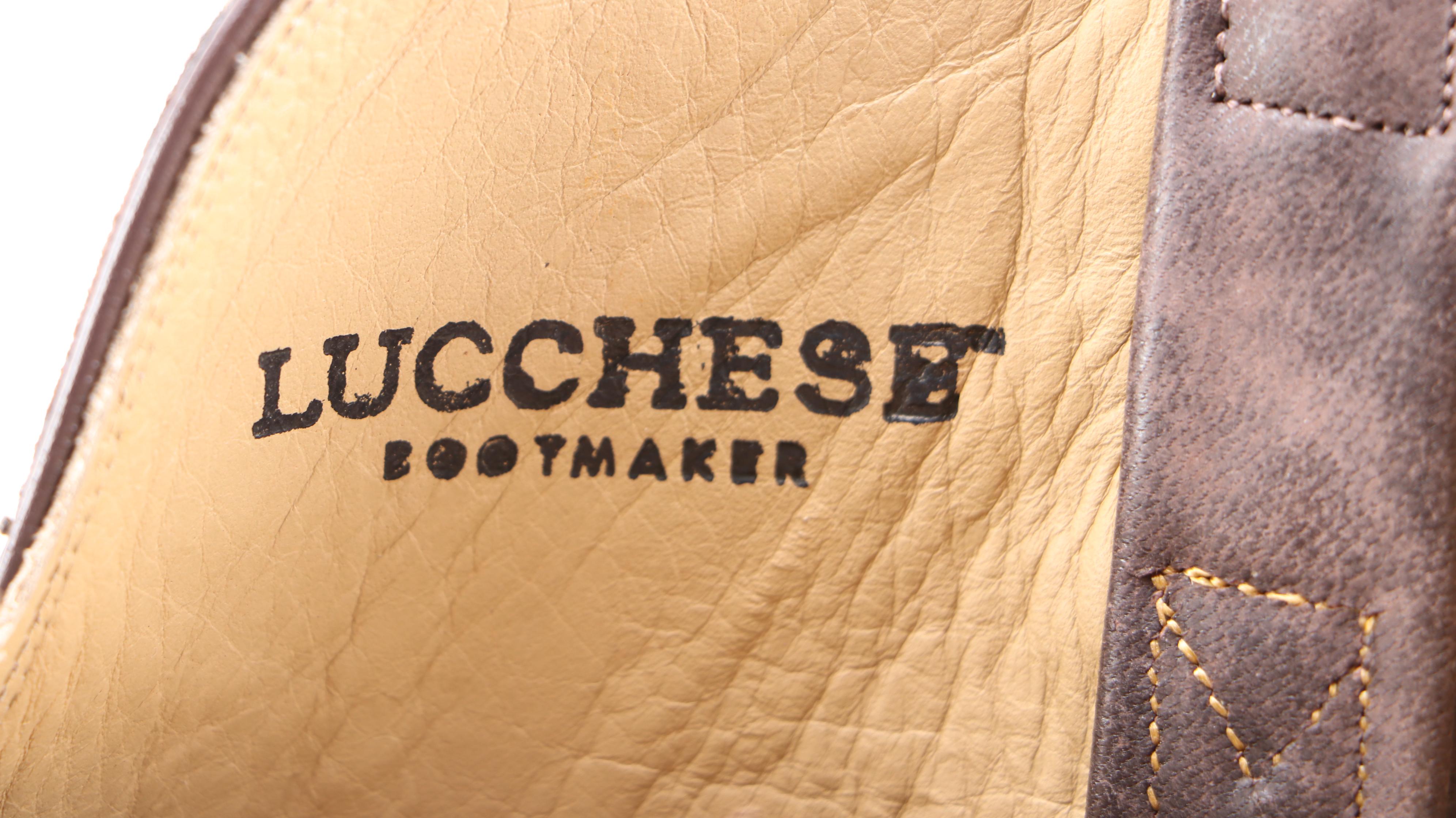 Men's Lucchese x Eric Church The Talladega Western Boots in Weathered Leather