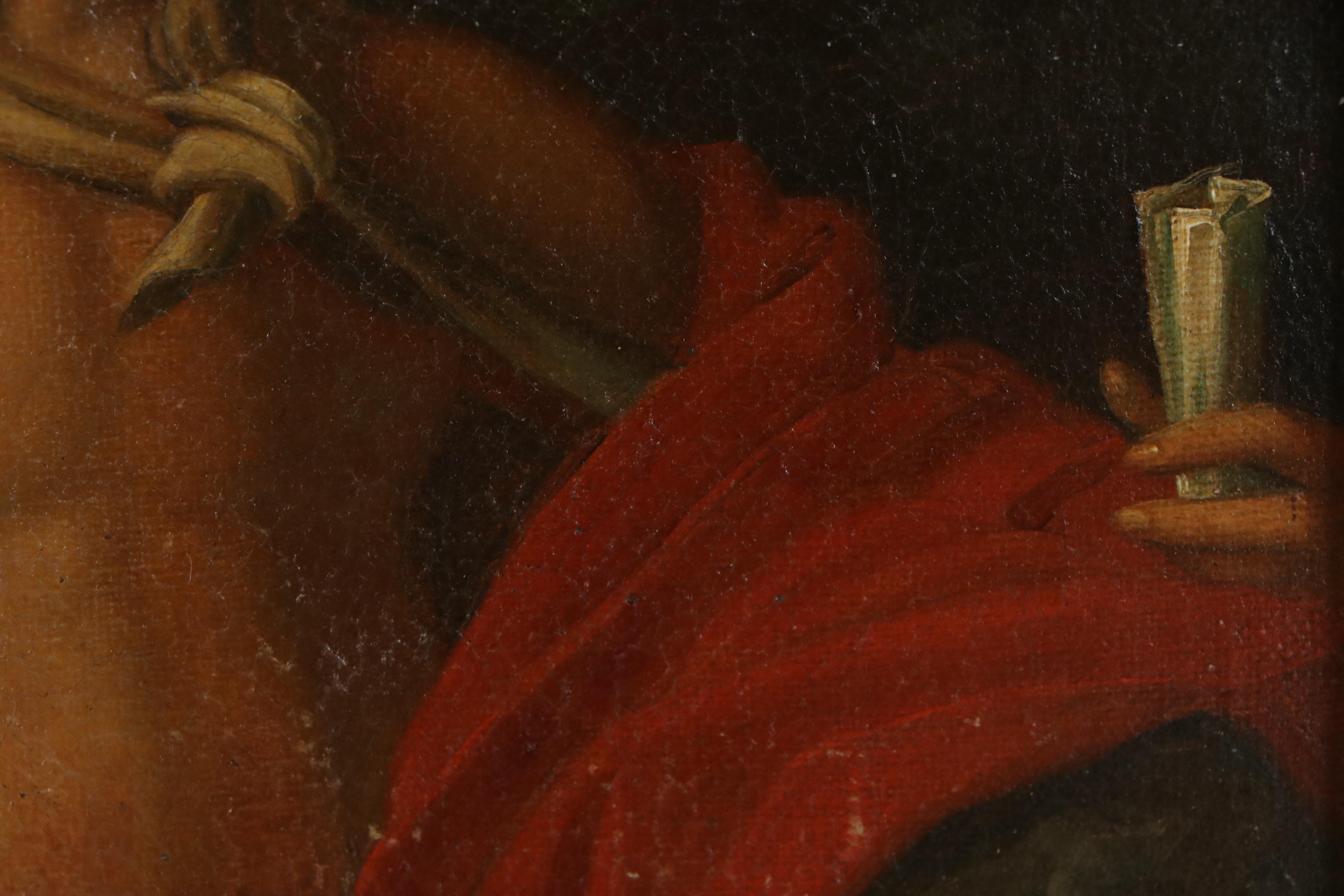 Oil Painting after Andrea del Sarto "Saint John the Baptist"