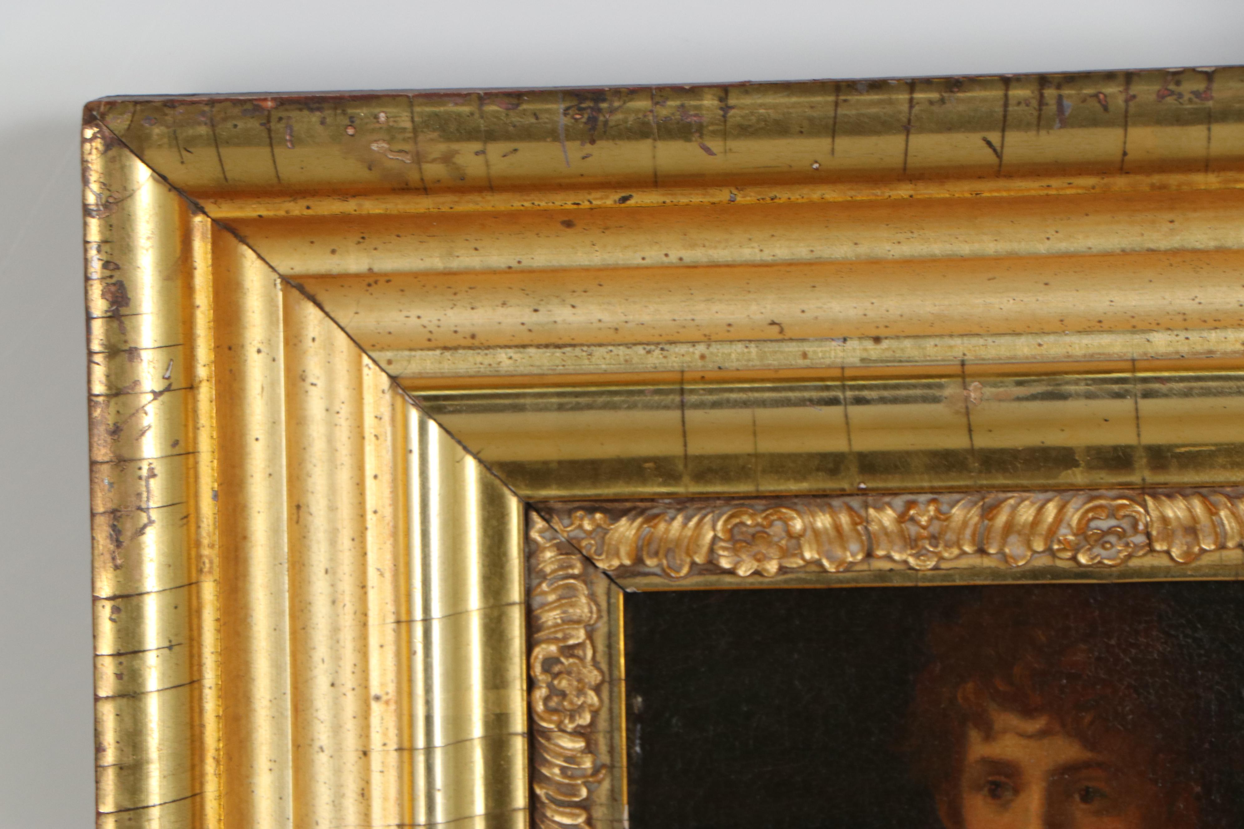 Oil Painting after Andrea del Sarto "Saint John the Baptist"