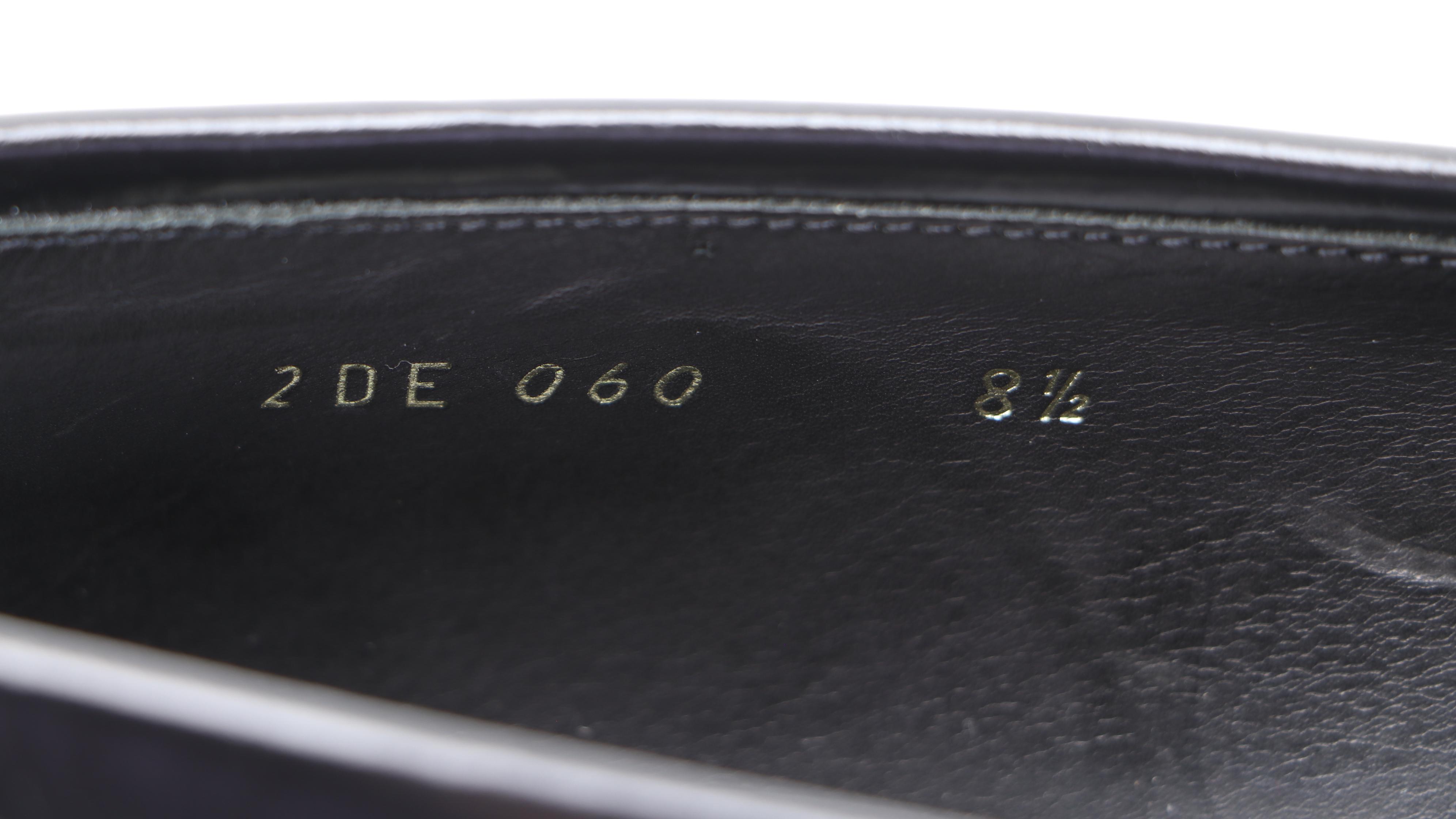 Men's Prada Dark Brown and Black Logo Plaque Loafers