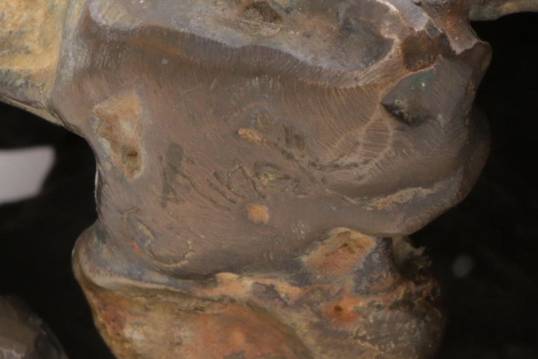 Brutalist Bronze Articulating Hand Sculpture