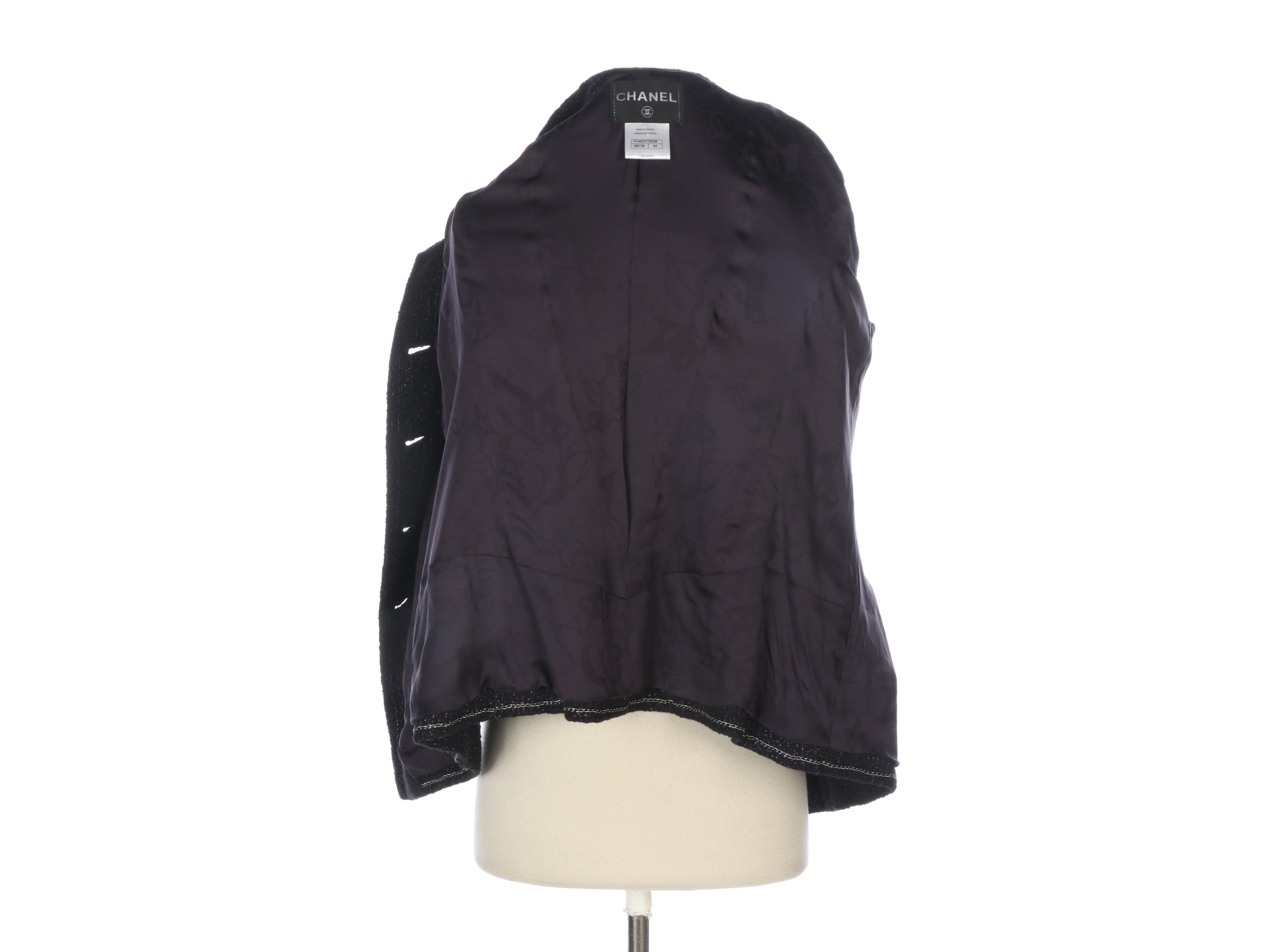 Chanel Purple Fantasy Tweed Jacket